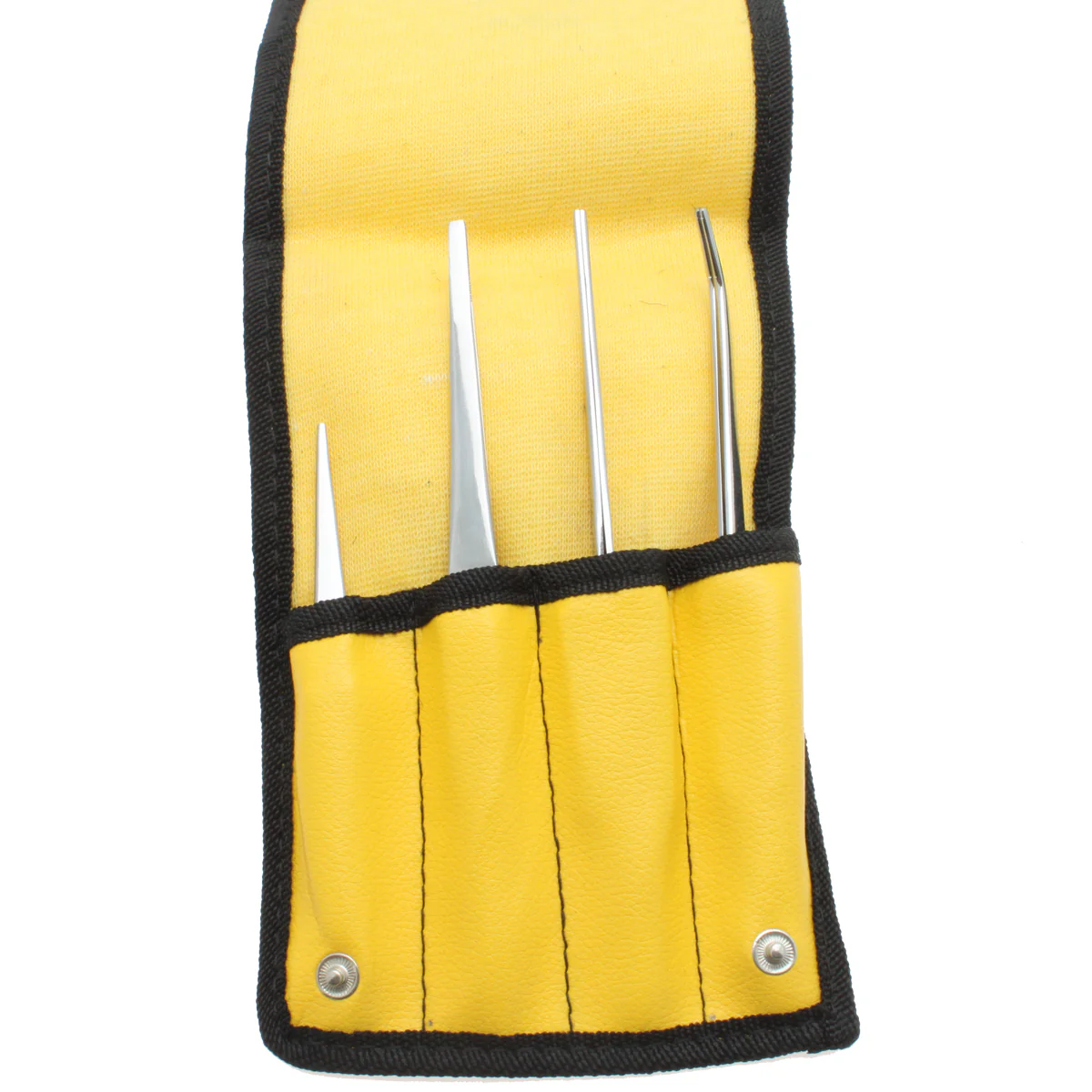 4 Piece Cross Locking Tweezers Set