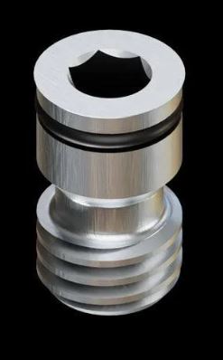 ALUMINUM PLUG FOR 1/2in. ZIPBUSHING™ MULTI-PURPOSE HOLE & STANDARD MULTI-PURPOSE HOLE