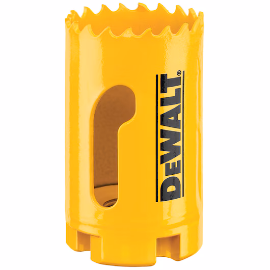 DeWALT® DAH180020 Hole Saw, 1-1/4 in Dia, 1-3/4 in D Cutting, Bi-Metal Cutting Edge, 5/8-18 Arbor