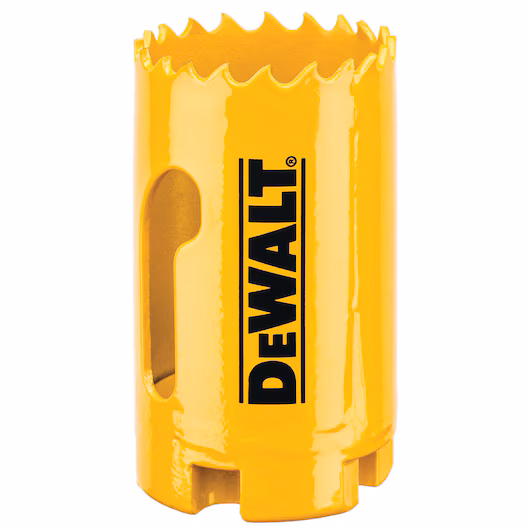 DeWALT® DAH180022 Hole Saw, 1-3/8 in Dia, 1-3/4 in D Cutting, Bi-Metal Cutting Edge, 5/8-18 Arbor