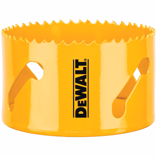 DeWALT® DAH180058 Hole Saw, 3-5/8 in Dia, 1-3/4 in D Cutting, Bi-Metal Cutting Edge, 5/8-18 Arbor