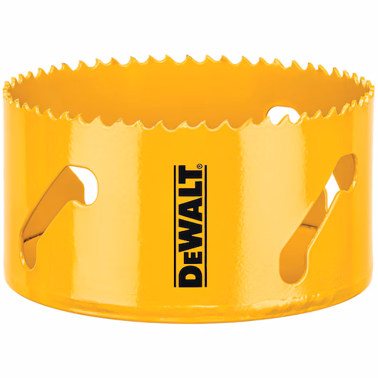DeWALT® DAH180062 Hole Saw, 3-7/8 in Dia, 1-3/4 in D Cutting, Bi-Metal Cutting Edge, 5/8-18 Arbor
