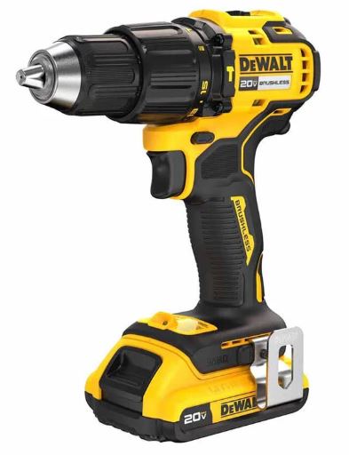 DeWALT® DCD798D1 Brushless Cordless Hammer Drill, 1/2 in Chuck Keyless Chuck, 20 V, 0-450/0-1650 rpm No-Load