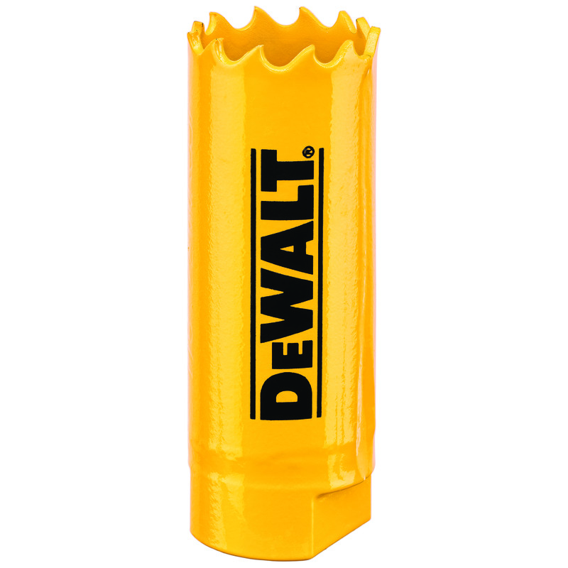 DeWALT® DAH180015 Hole Saw, 15/16 in Dia, 1-3/4 in D Cutting, Bi-Metal Cutting Edge, 1/2-20 Arbor