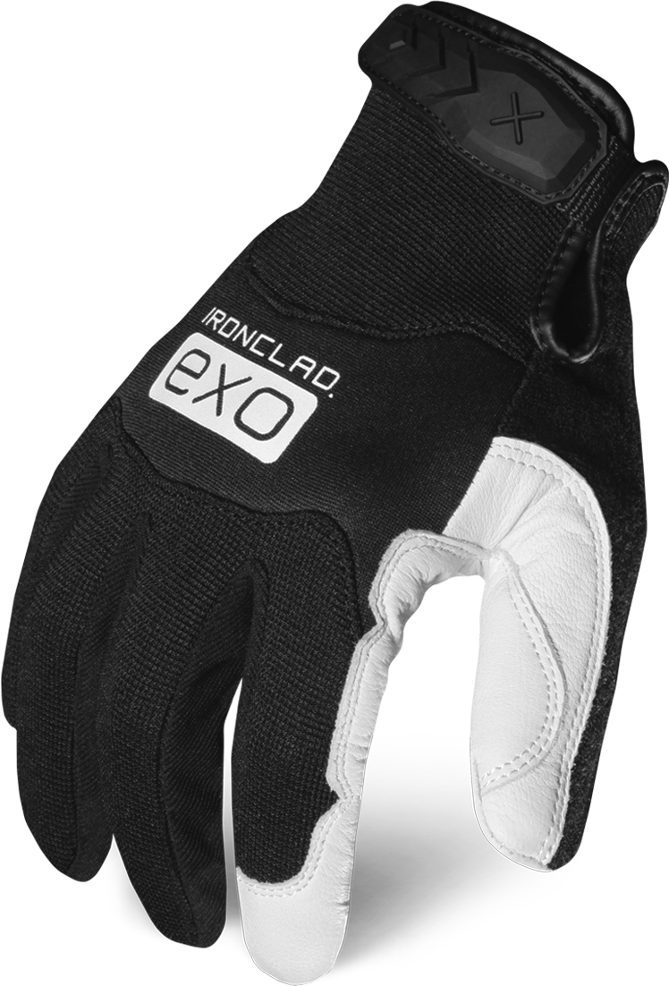 EXO™ PRO LEATHER, BLACK/WHITE