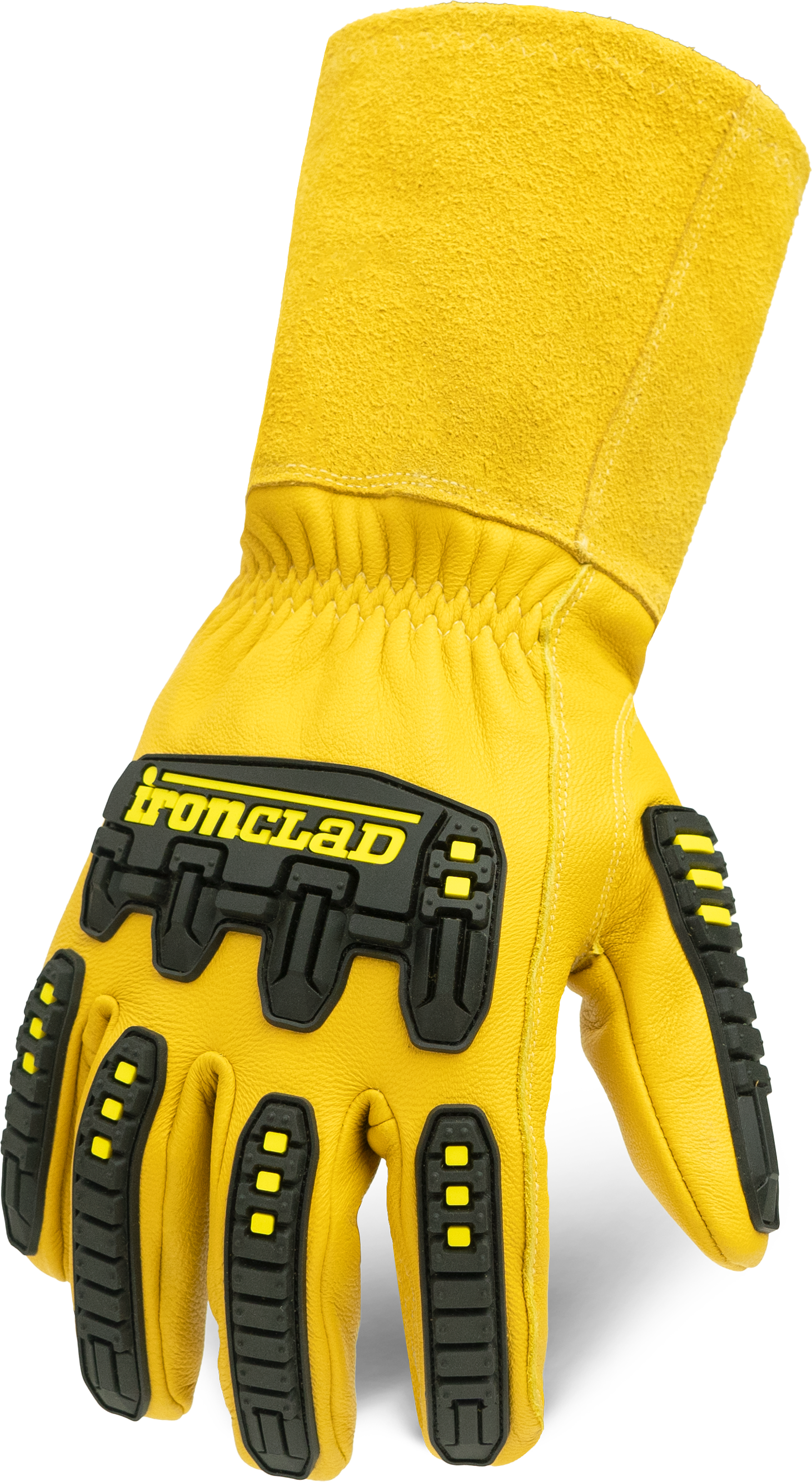 360° CUT LEATHER METAL FABRICATOR, TAN