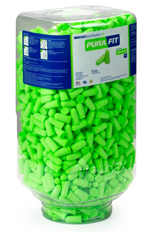 Moldex Pura-Fit® EcoStation® XL Uncorded Foam Earplug Dispenser Refill 6536, NRR 33dB