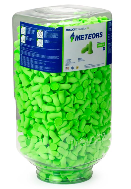Moldex Meteors® EcoStation® XL Disposable Foam Earplug Dispenser Refill 6538, NRR 33dB