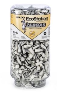 Moldex Zebras EcoStation® Uncorded Disposable Foam Earplug Dispenser Refill 6710, NRR 33dB