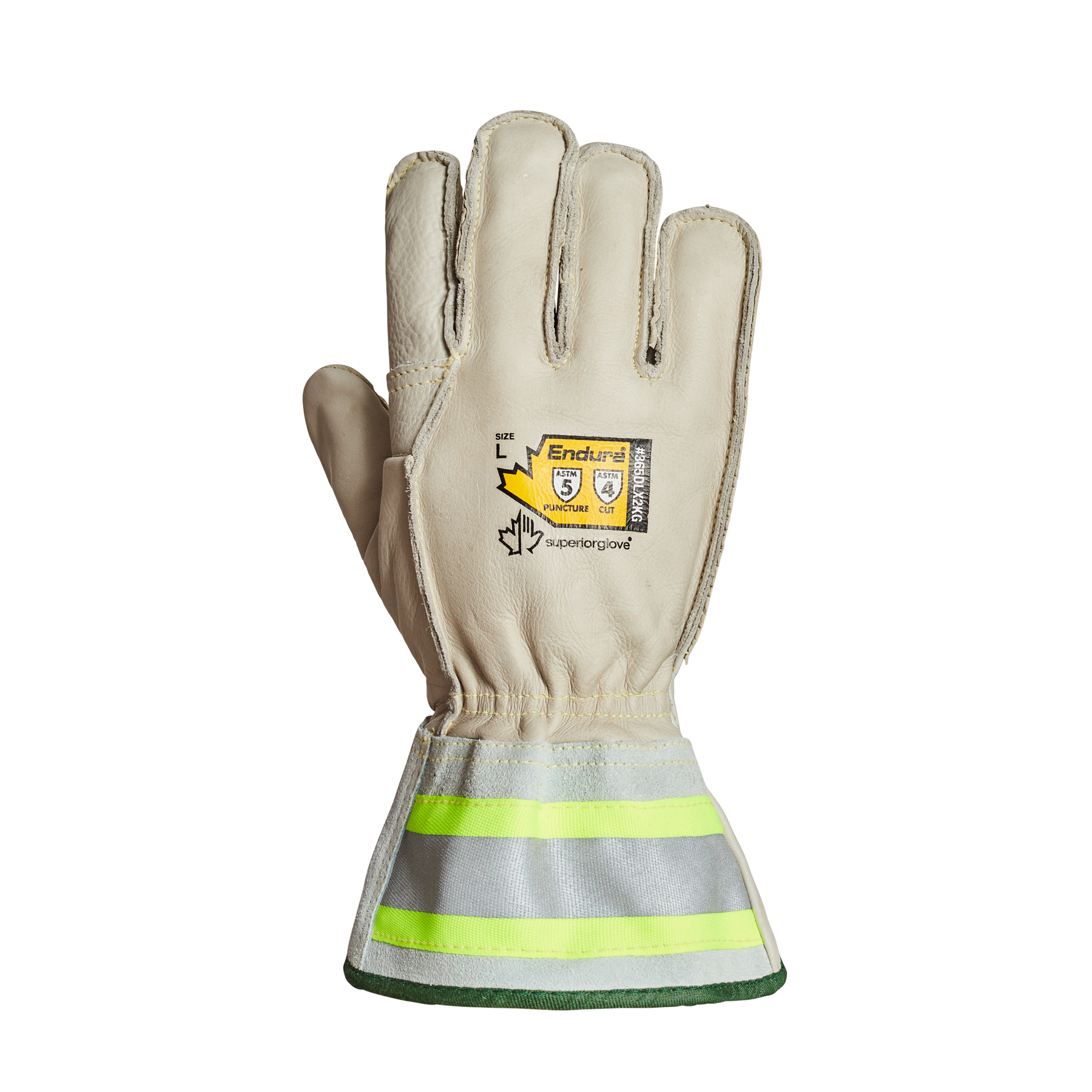 GLOVE CT A4 LINEMAN HIVIZ CFF VP WHT 2XL