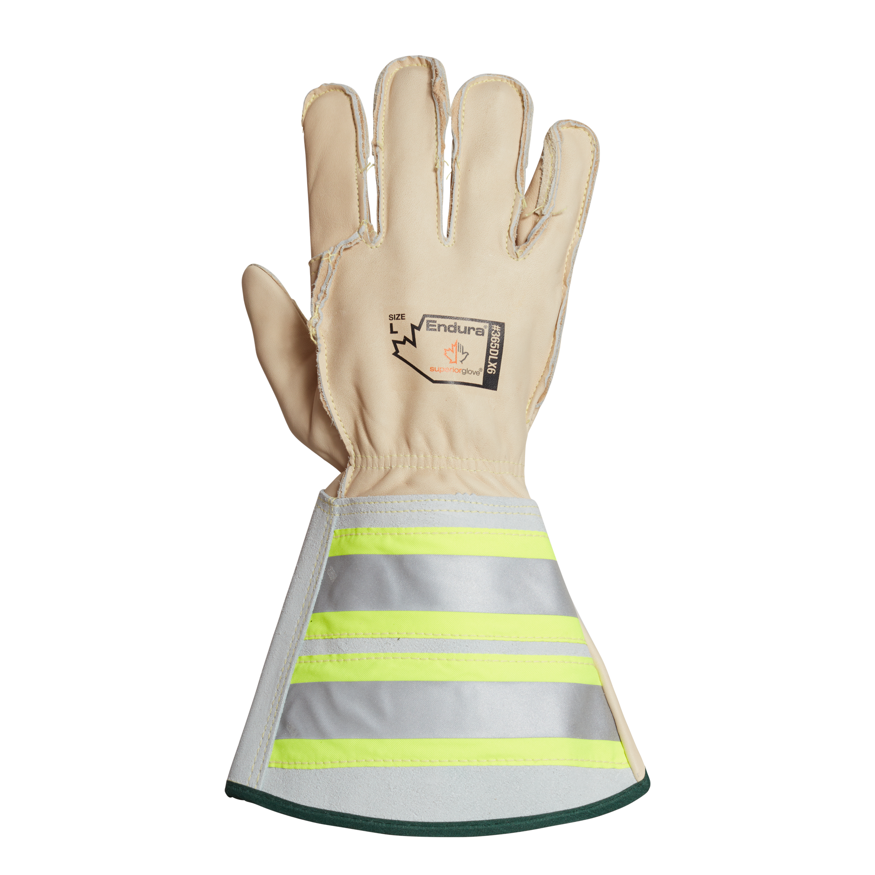 GLOVE 6IN CUFFS LINEMAN VP SW WHT M