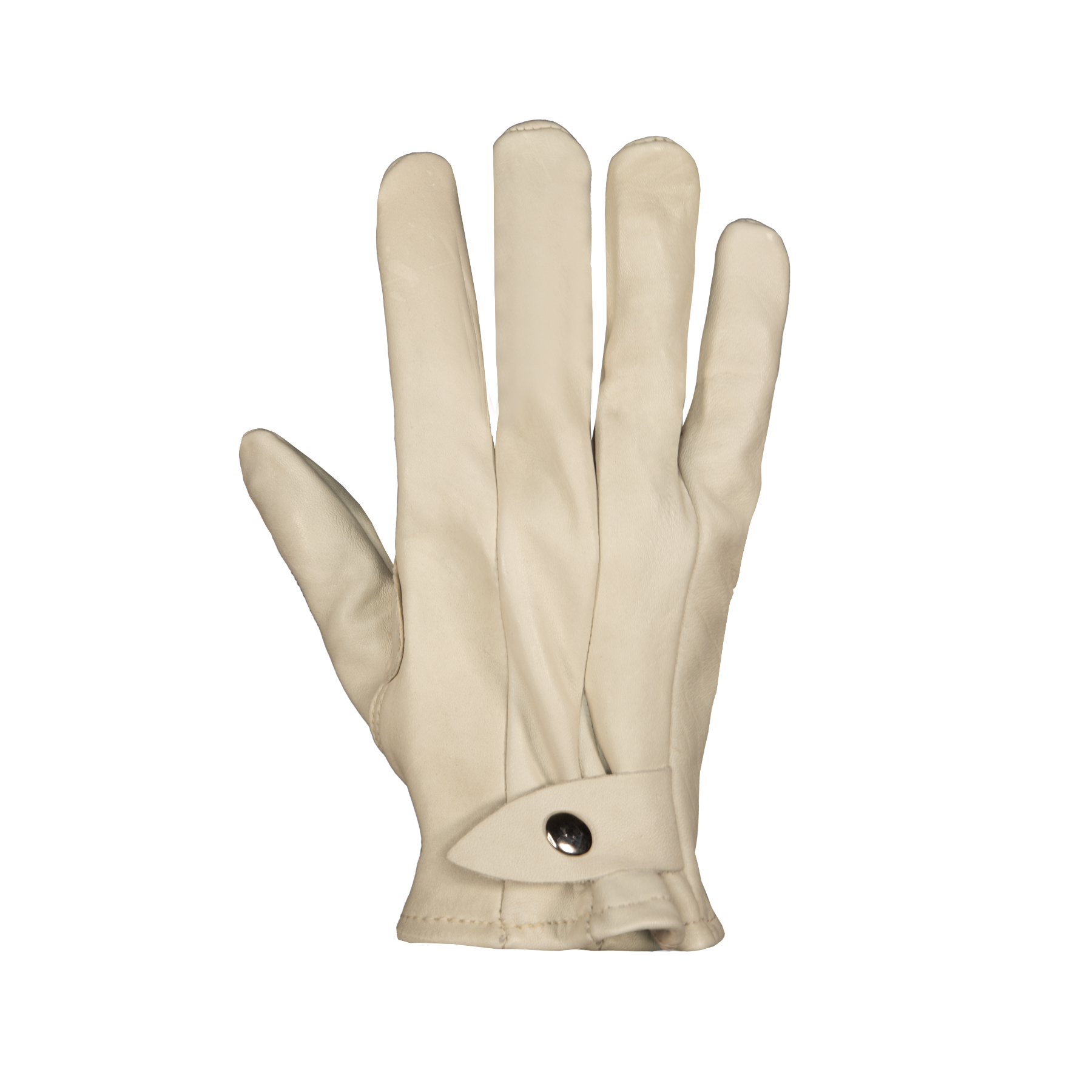 GLOVE COW LEATHER WRIST STRAPS VP WHT XL