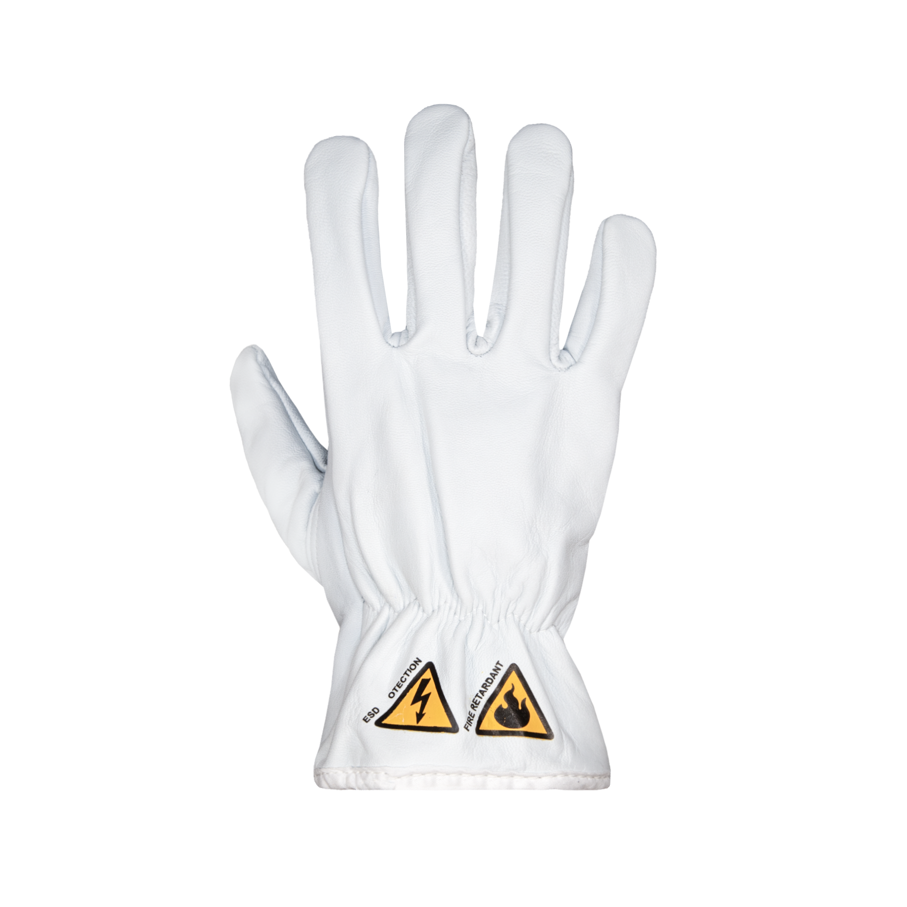 GLOVE PUNCTURE RESISTANT LEATHER WHT 3XL