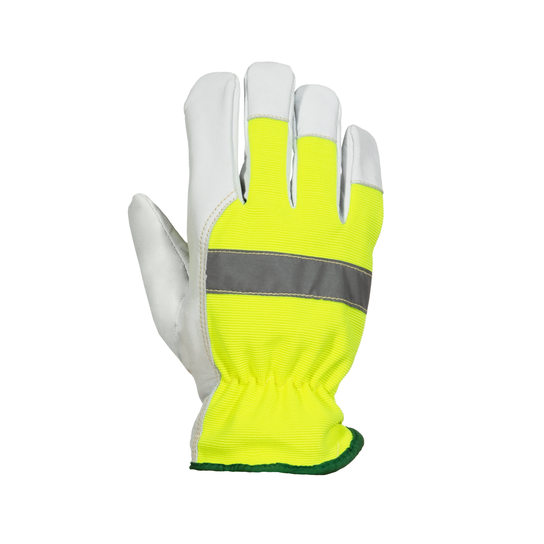 GLOVE HIVIZ COLD LEATHER VP SW HV YLW S