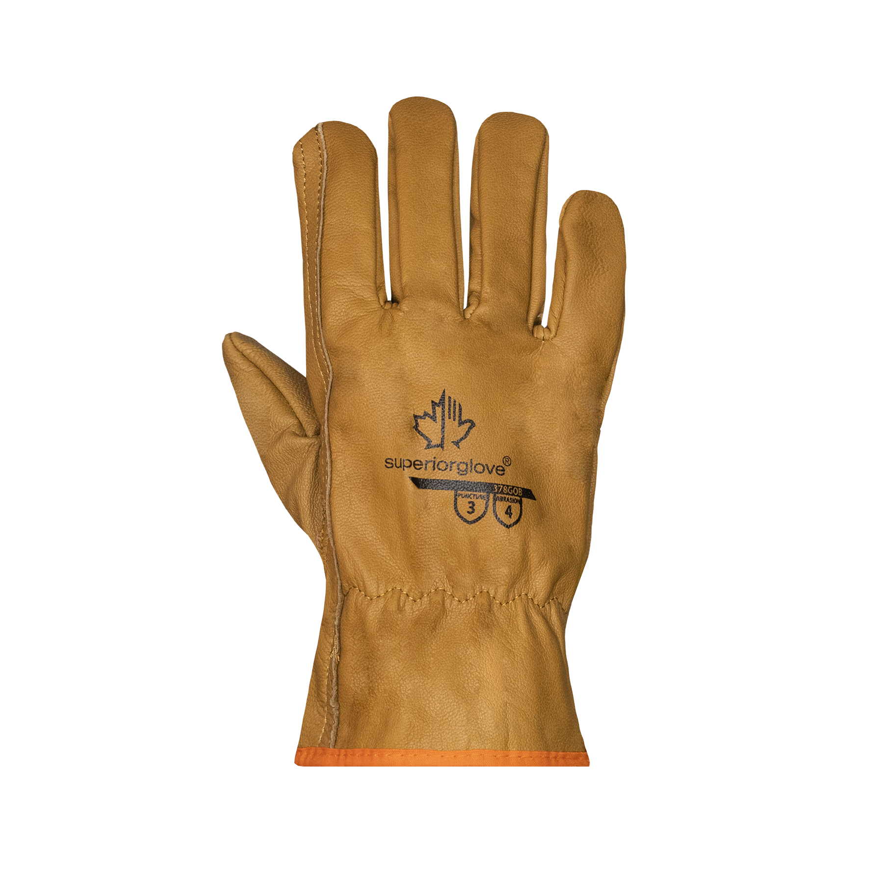 GLOVE DURABLE LEATHERVP TAN S