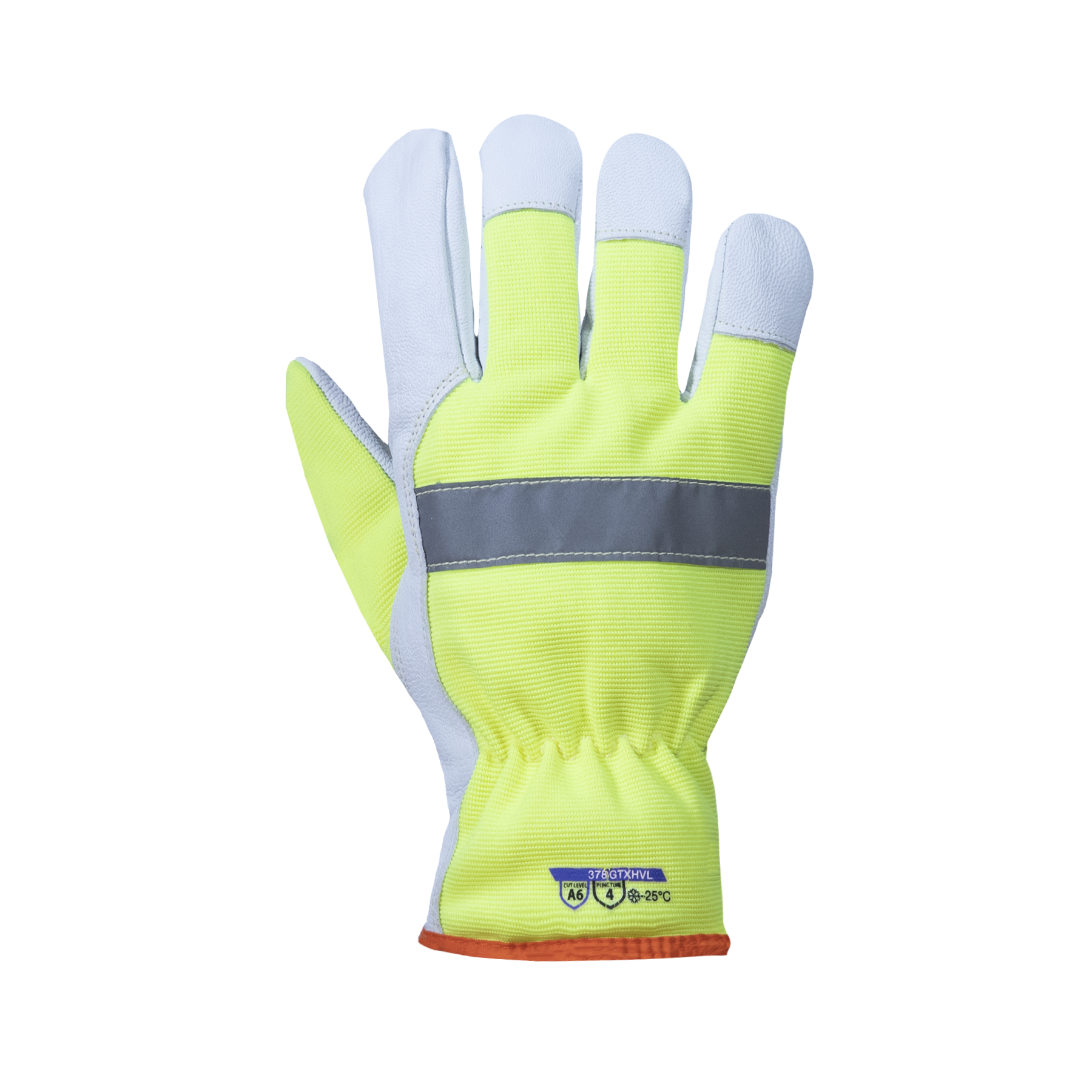 GLOVE WNTR HIVIZ CUTA6 GRIP VP YLW 2XL