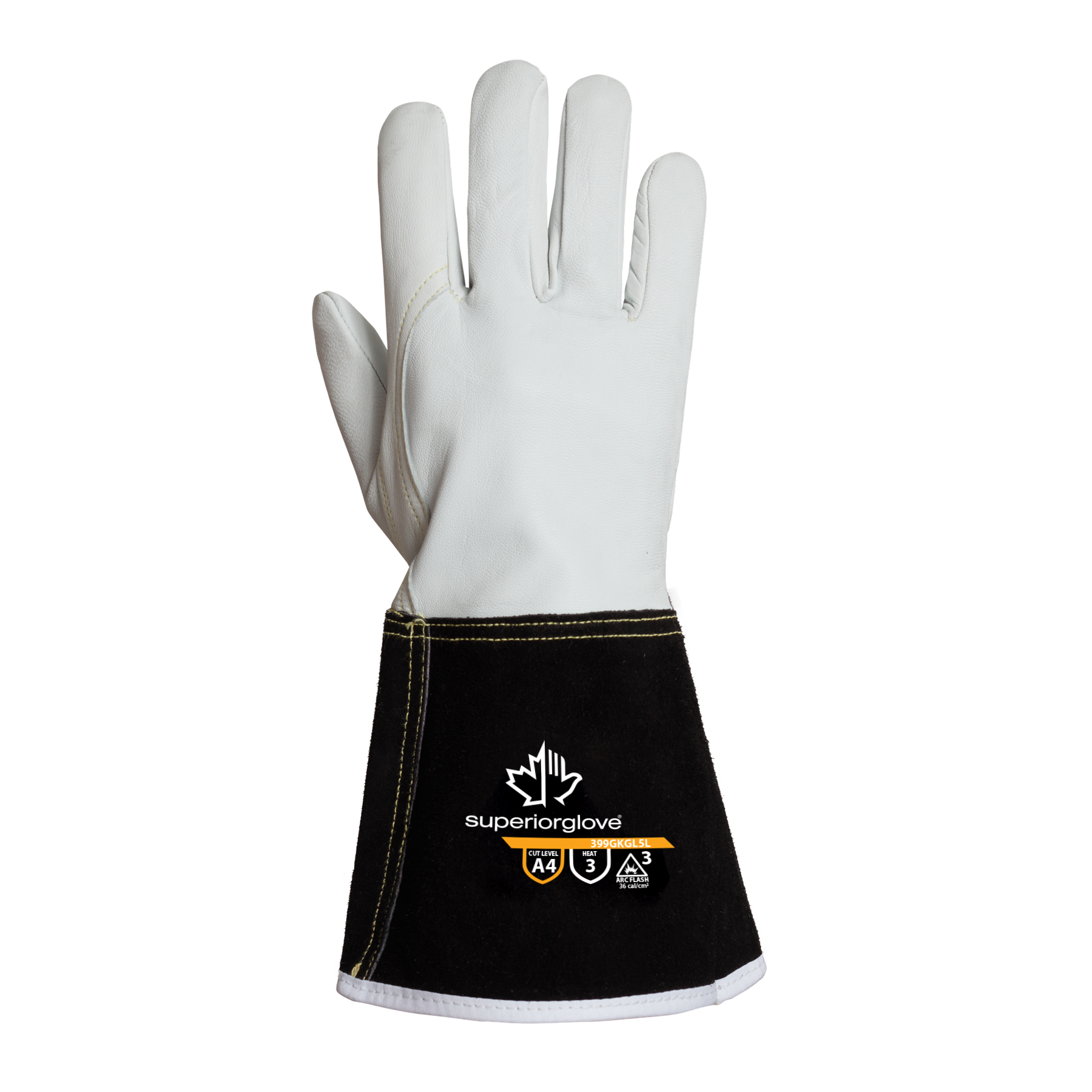 GLOVE LADIES WELD XS GOATSKIN CUT 4