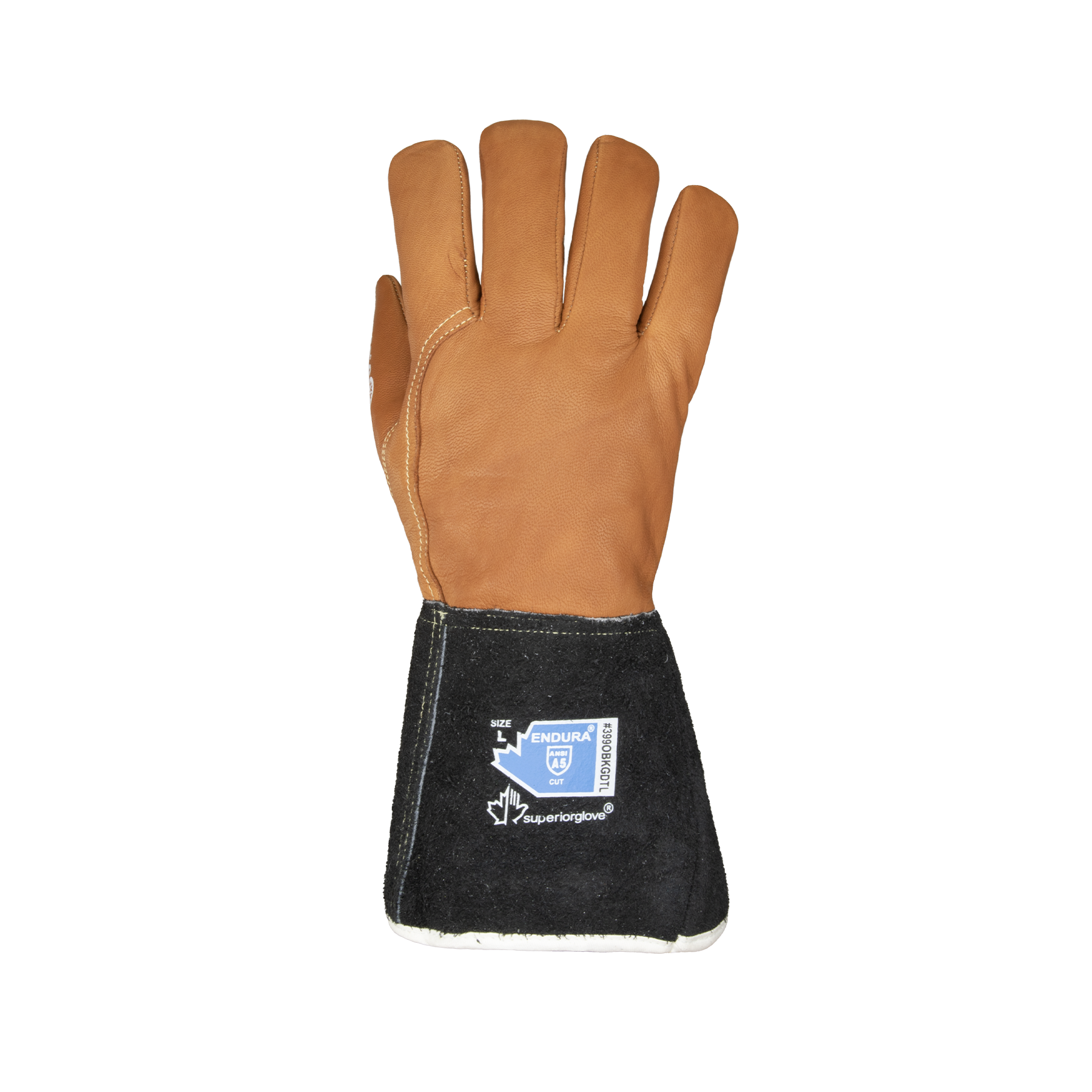 GLOVE COLD RATED CUT A5 LEATHER TAN 2XL