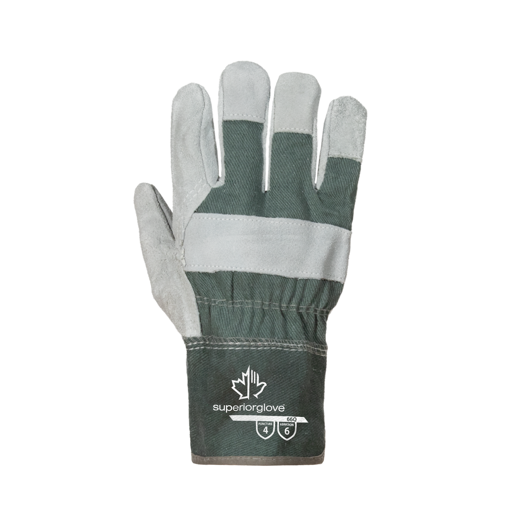 GLOVE GP LTHR PALM L COTTON SAF