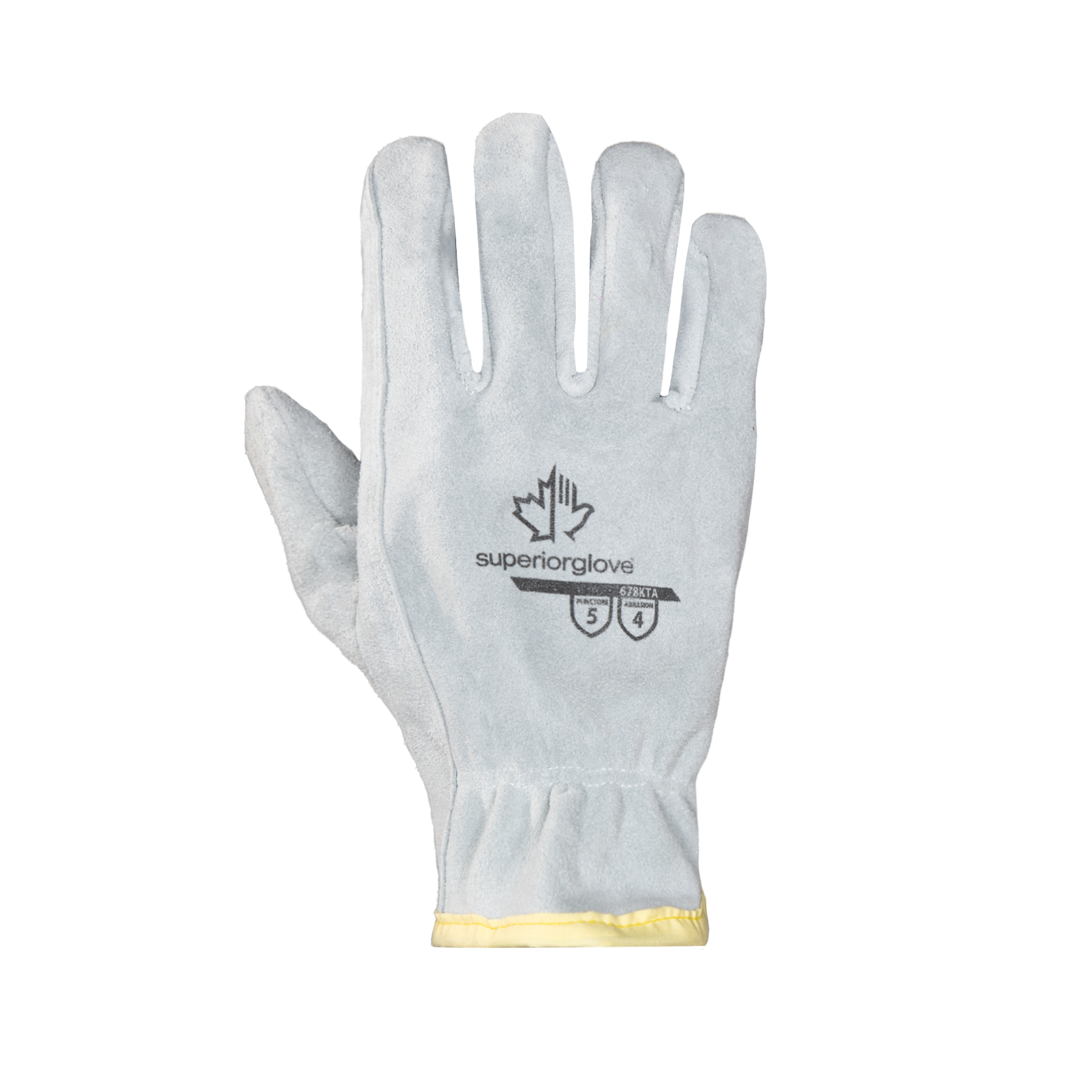 GLOVE DURABLE MAX PROBE LEATHER GRAY L