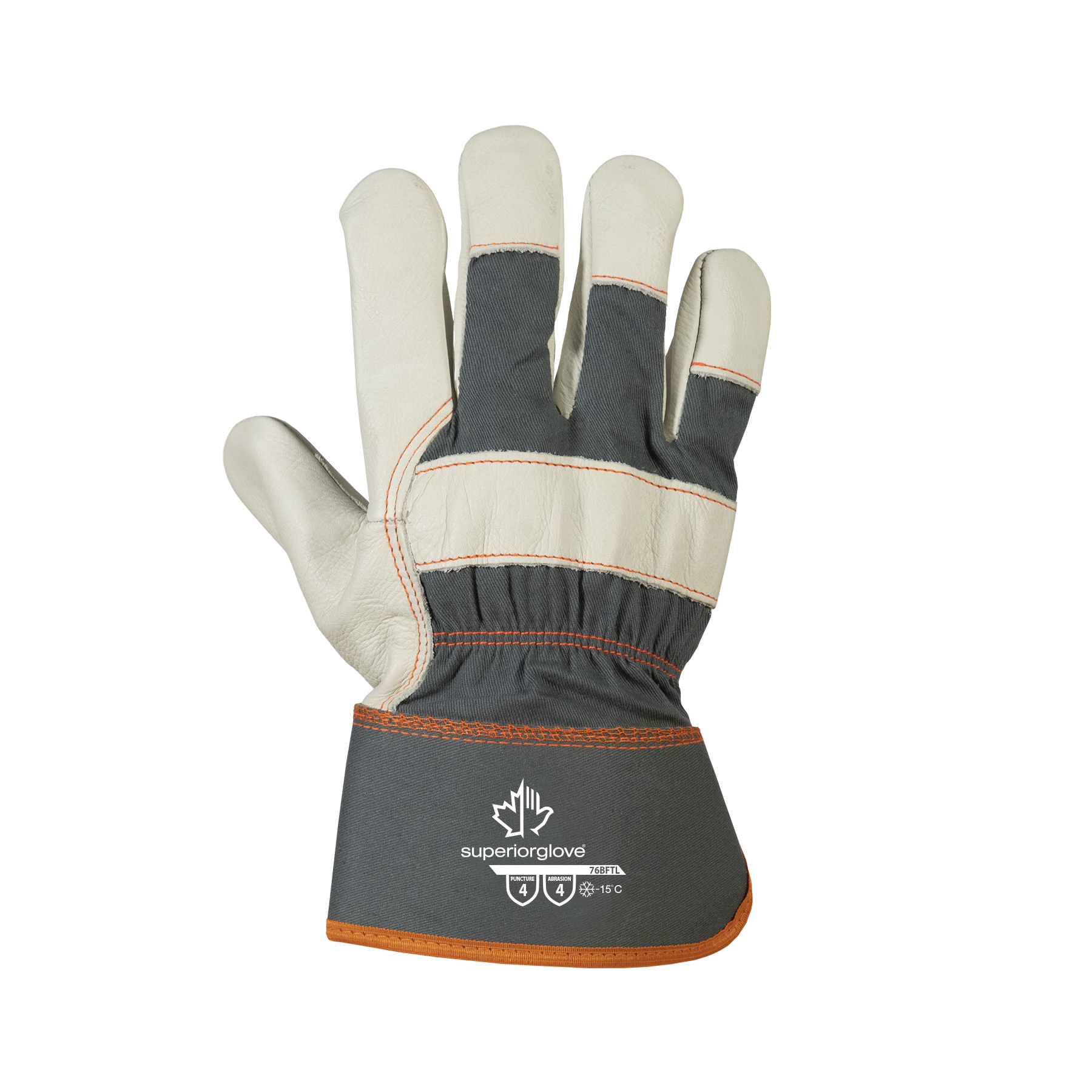 GLOVE GP LTHR GR SPLIT COWHIDE LTHR SAF