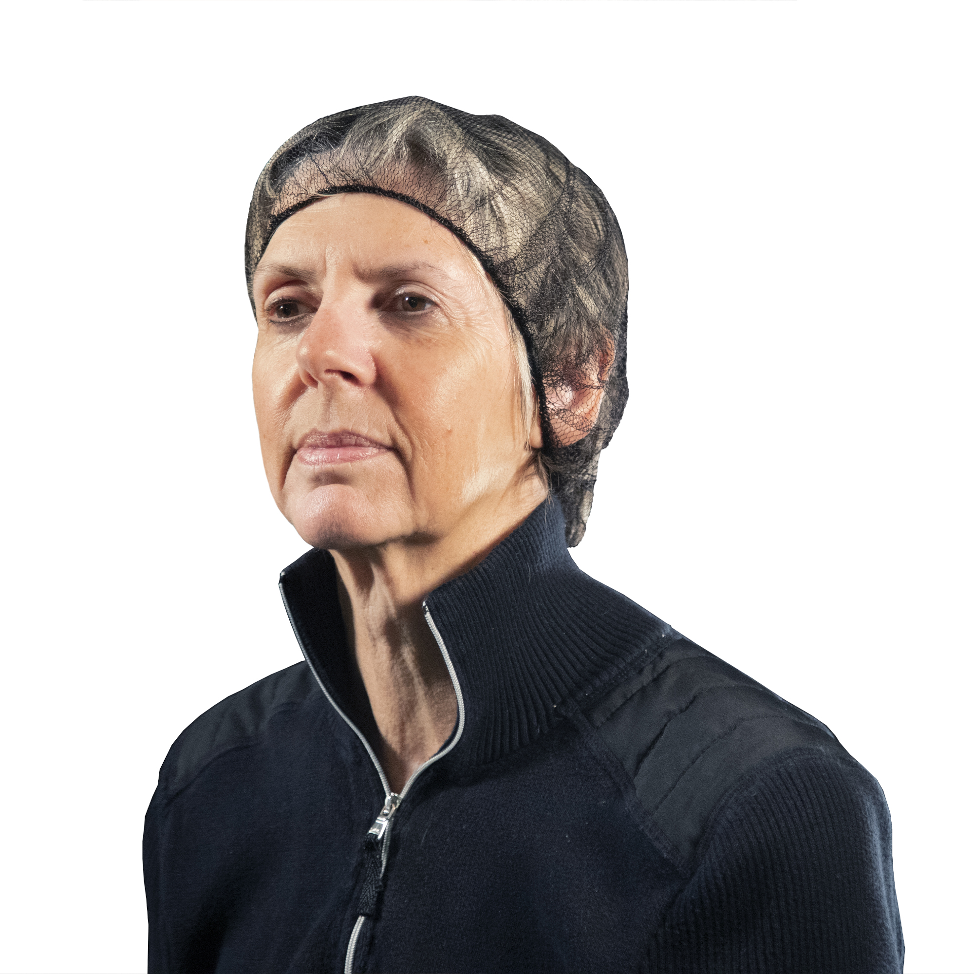 HAIRNET 21 BROWN NYLON MESH ONE