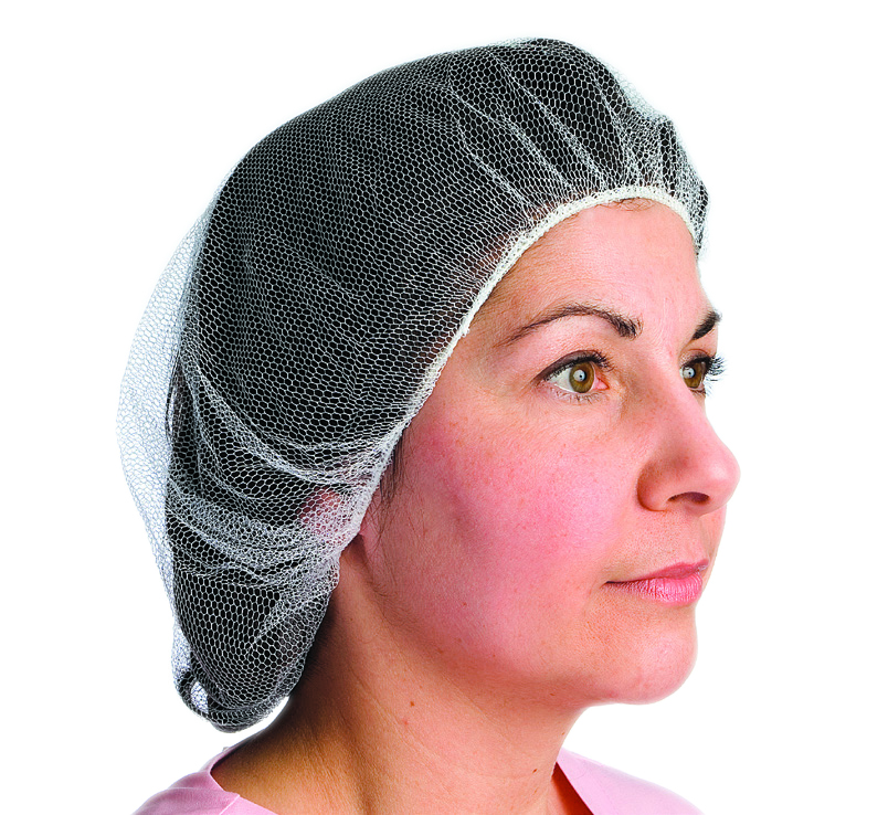 HAIRNET 21 WHITE NYLON MESH WHITE ONE