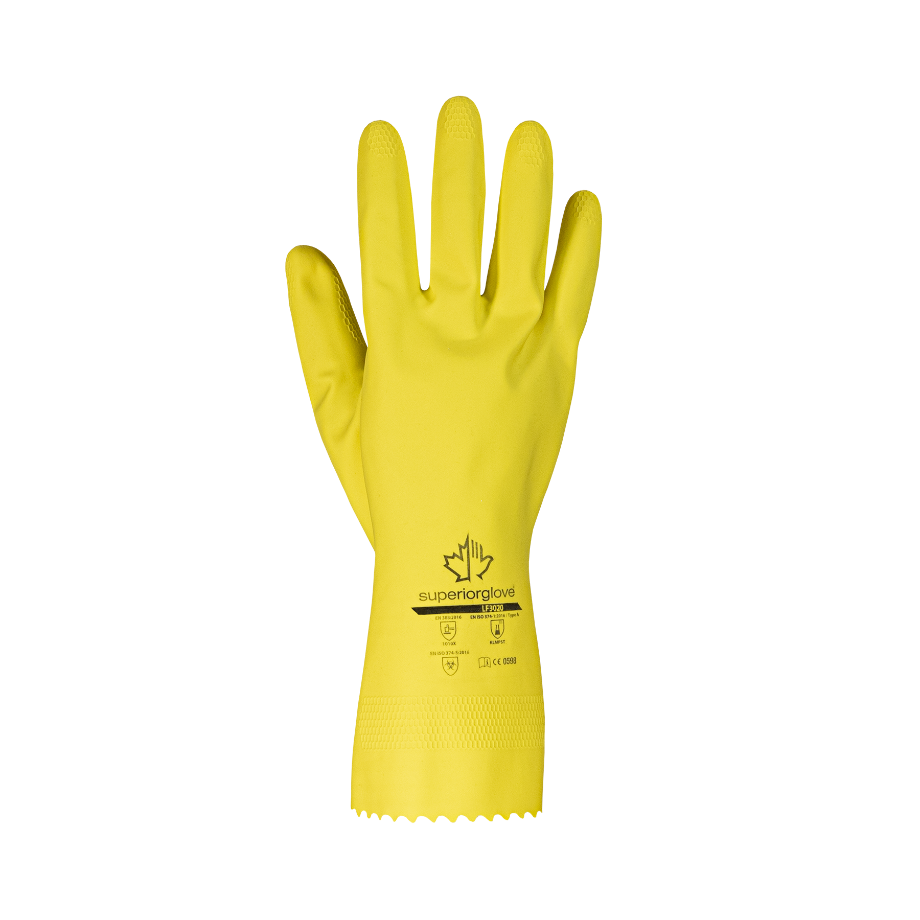 GLOVE FOOD SAFE DISHWASHING STYLE YLW 7