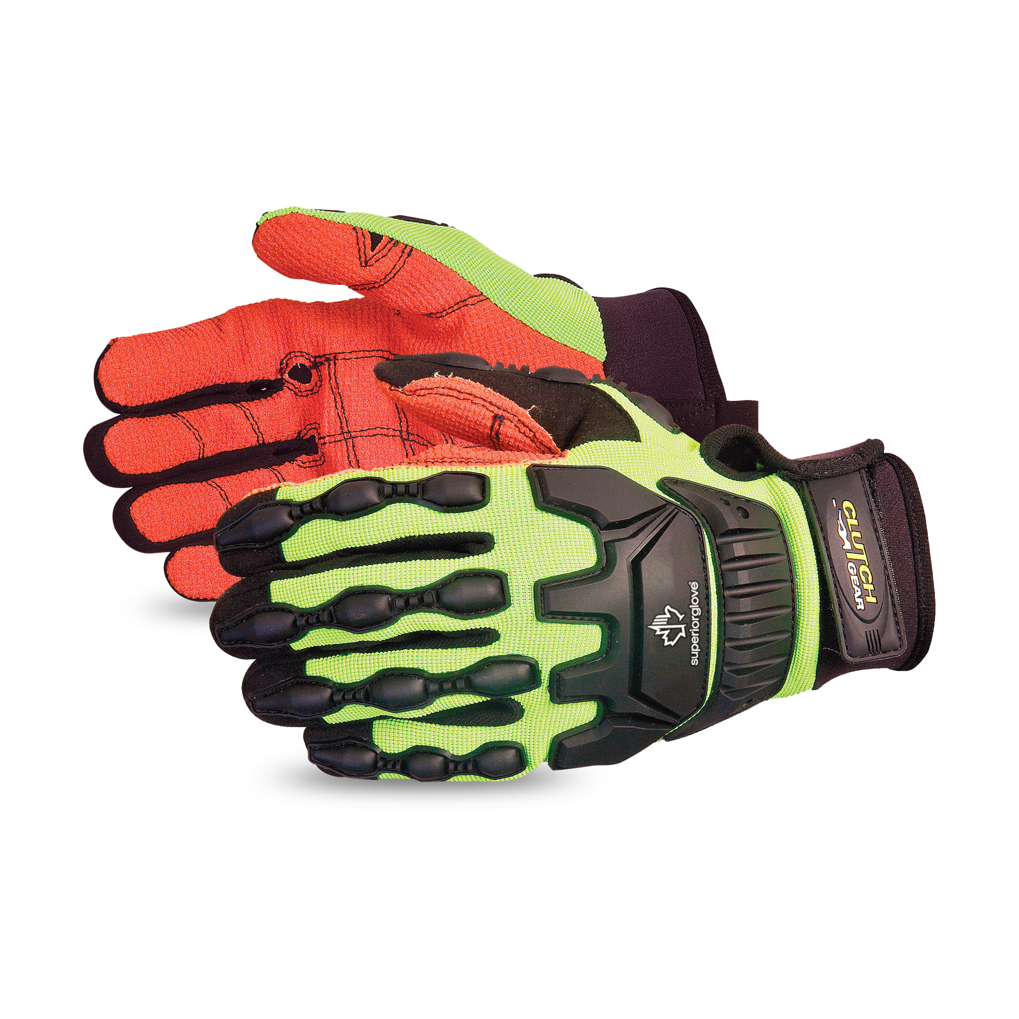 GLOVE HIVIZ MECHANICS WITH CUT VP M