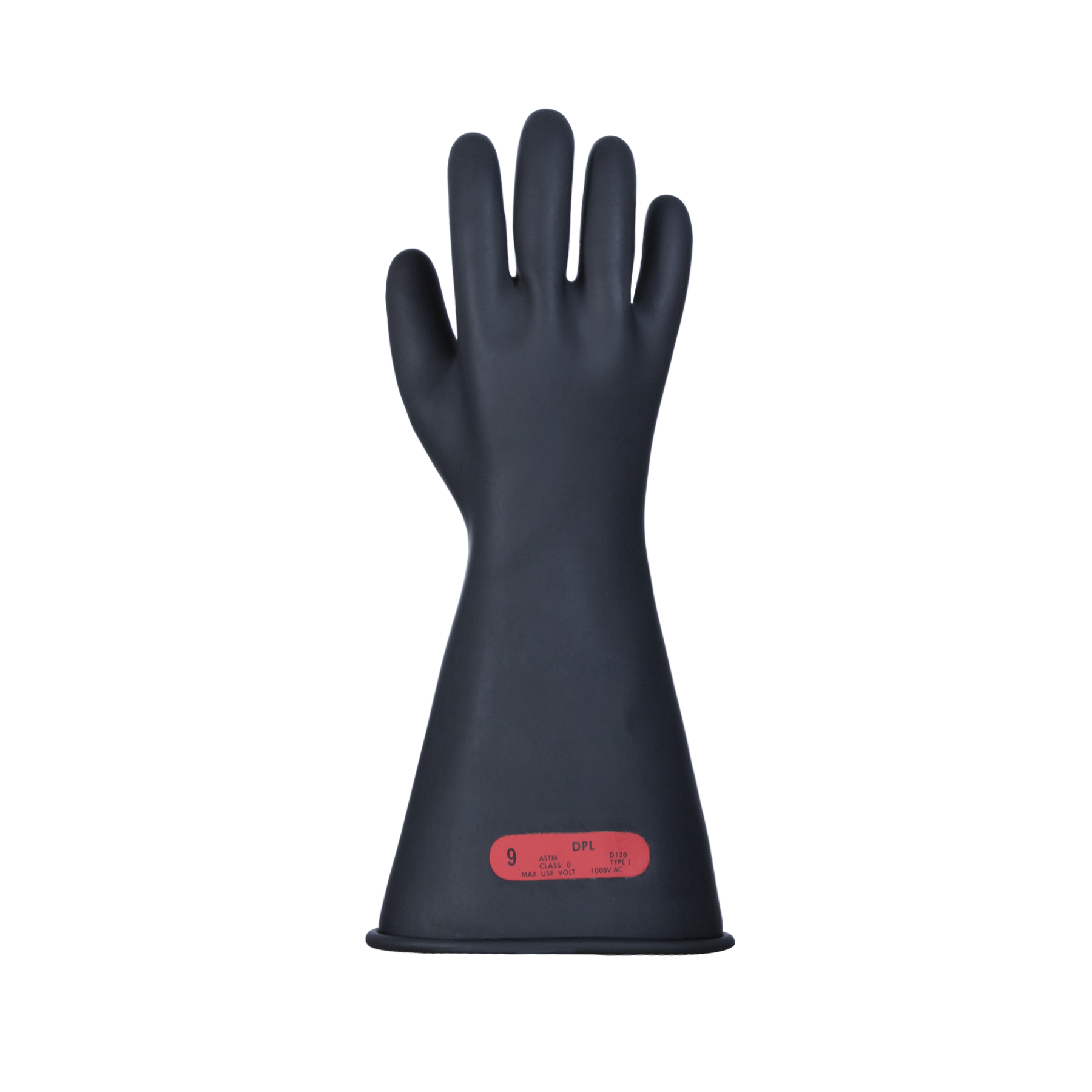 GLOVE 14IN BLACK CLASS 0 VOLT BLACK 9