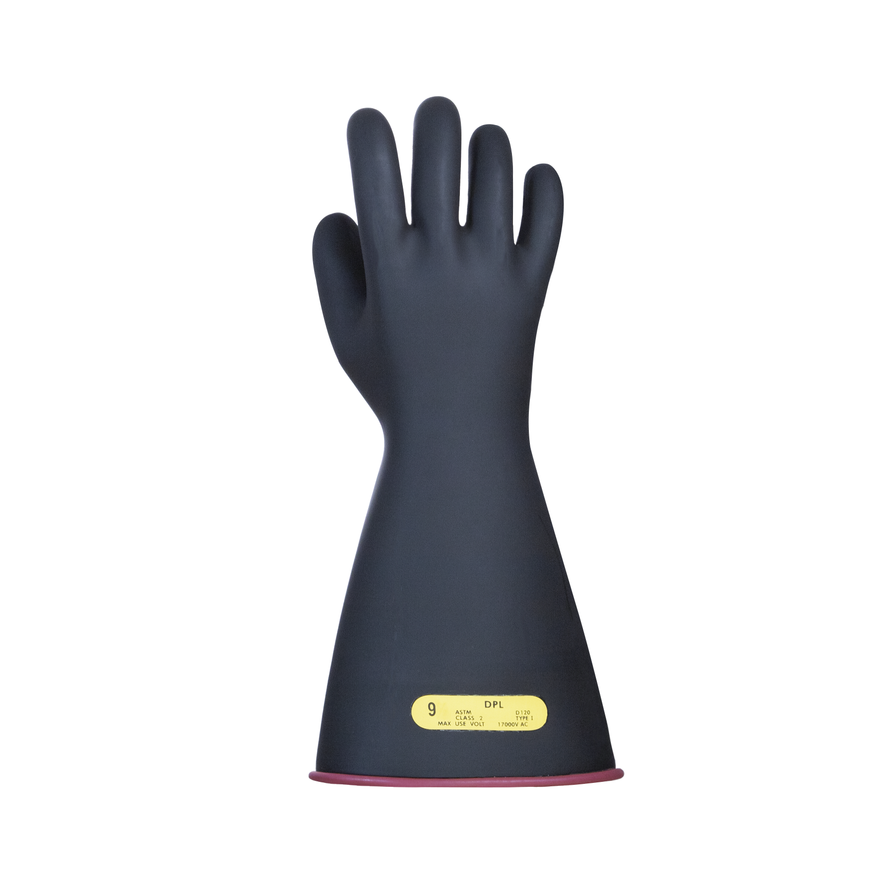 GLOVE 14IN BLACK CLASS 2 VOLT BLACK 9