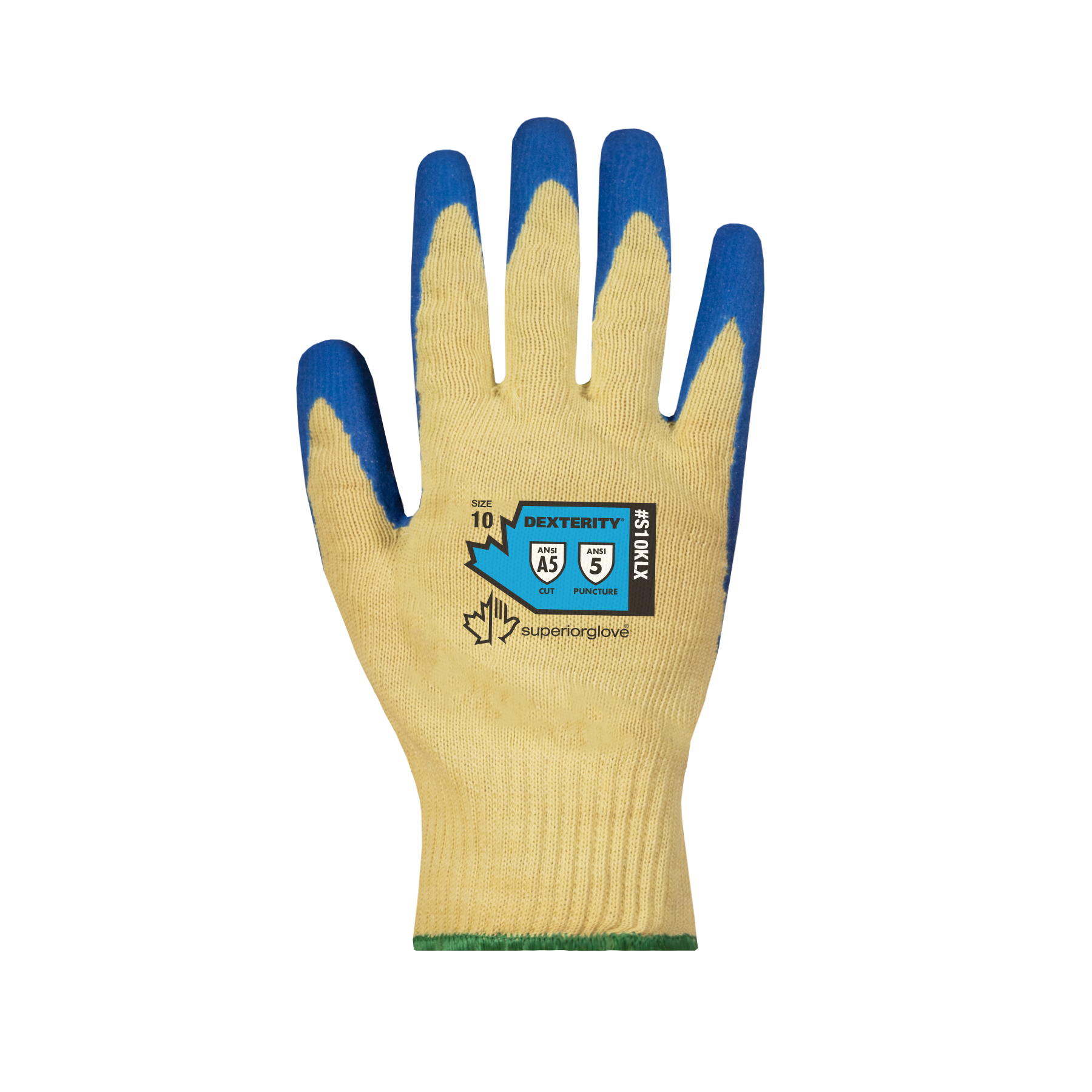 GLOVE CUT A3 KNIT CRINKLE LATEX VP 7