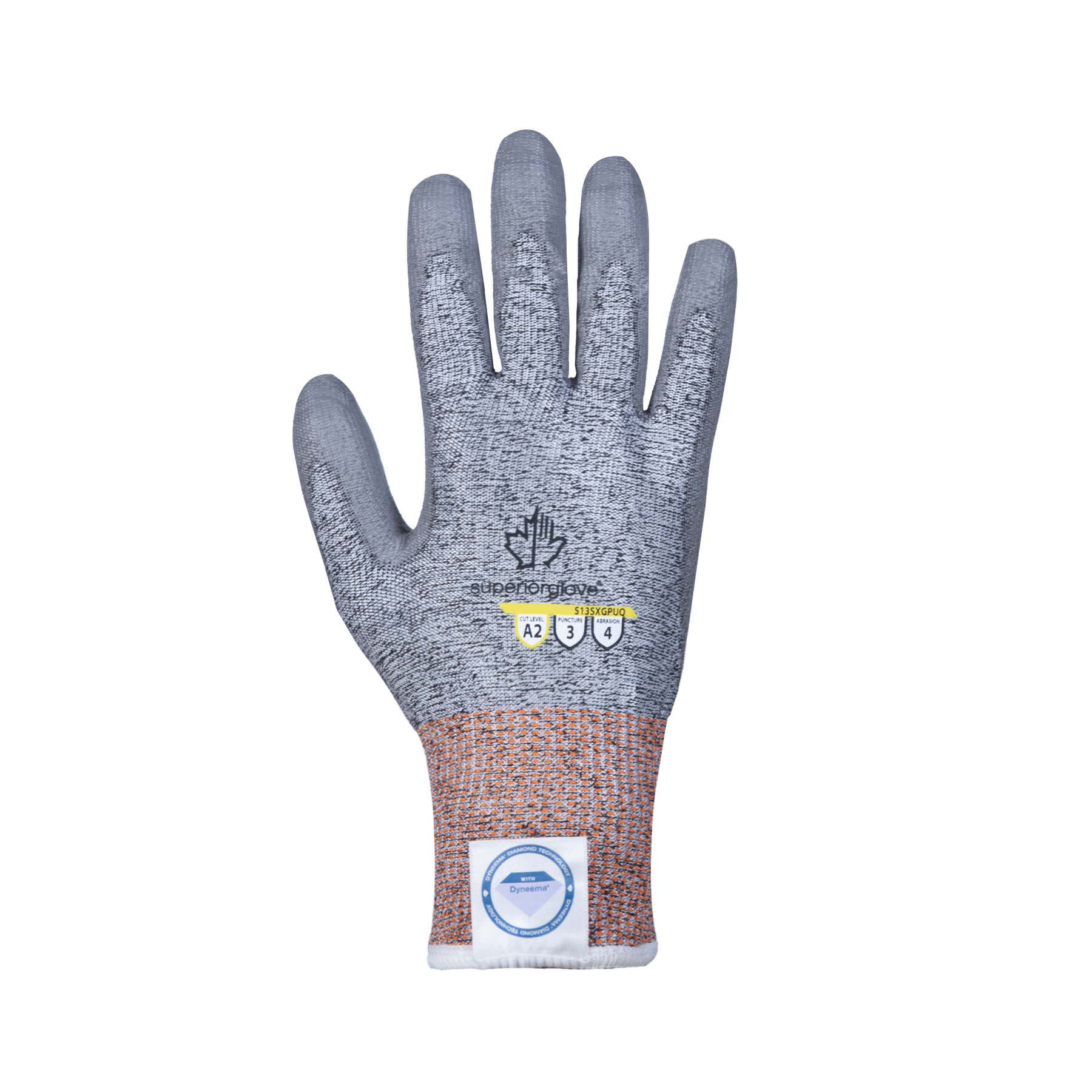 GLOVE GRY DYNEEMA PU PM CT GRAY 10