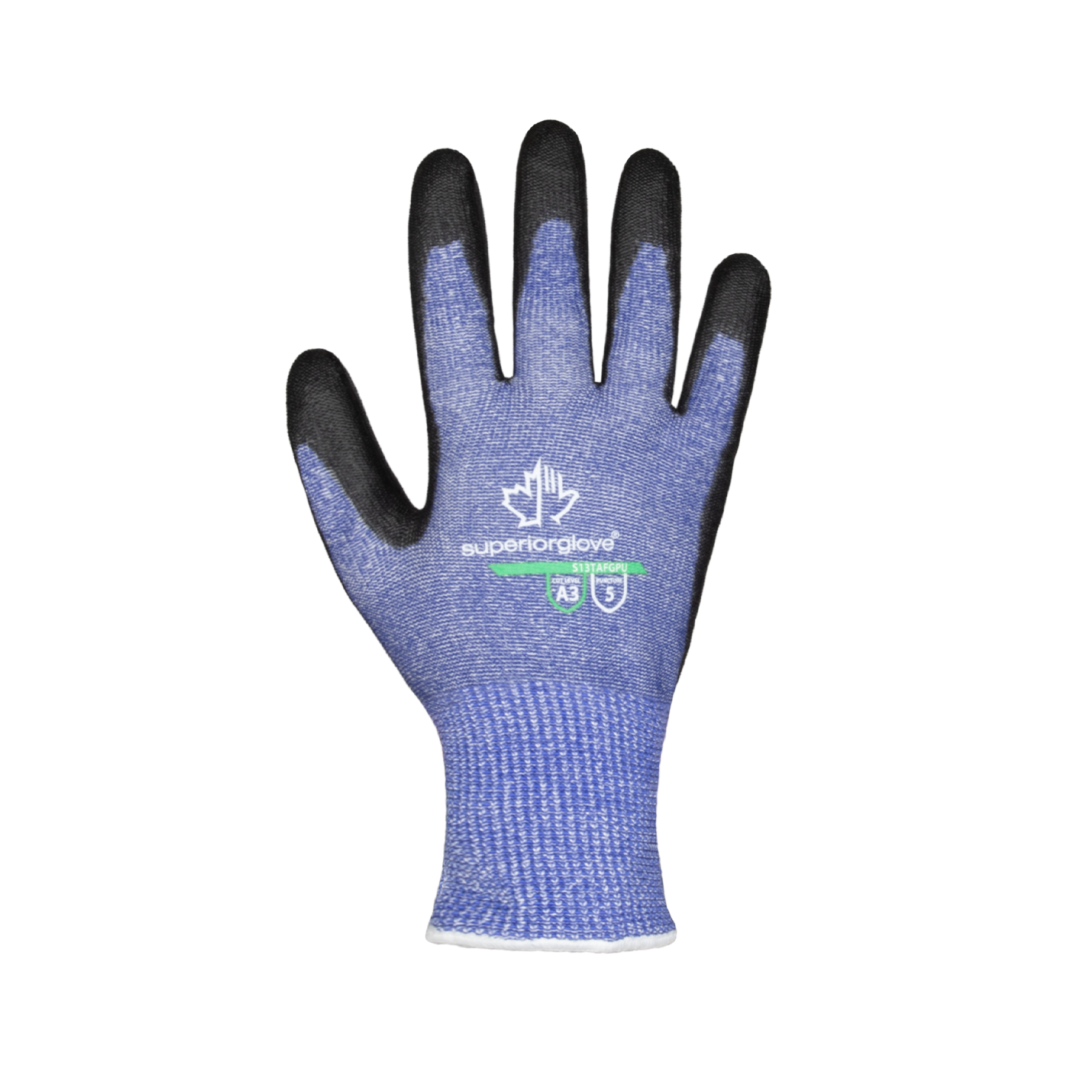 GLOVE CLEANROOM TENACTIV PU A3 BLU 10