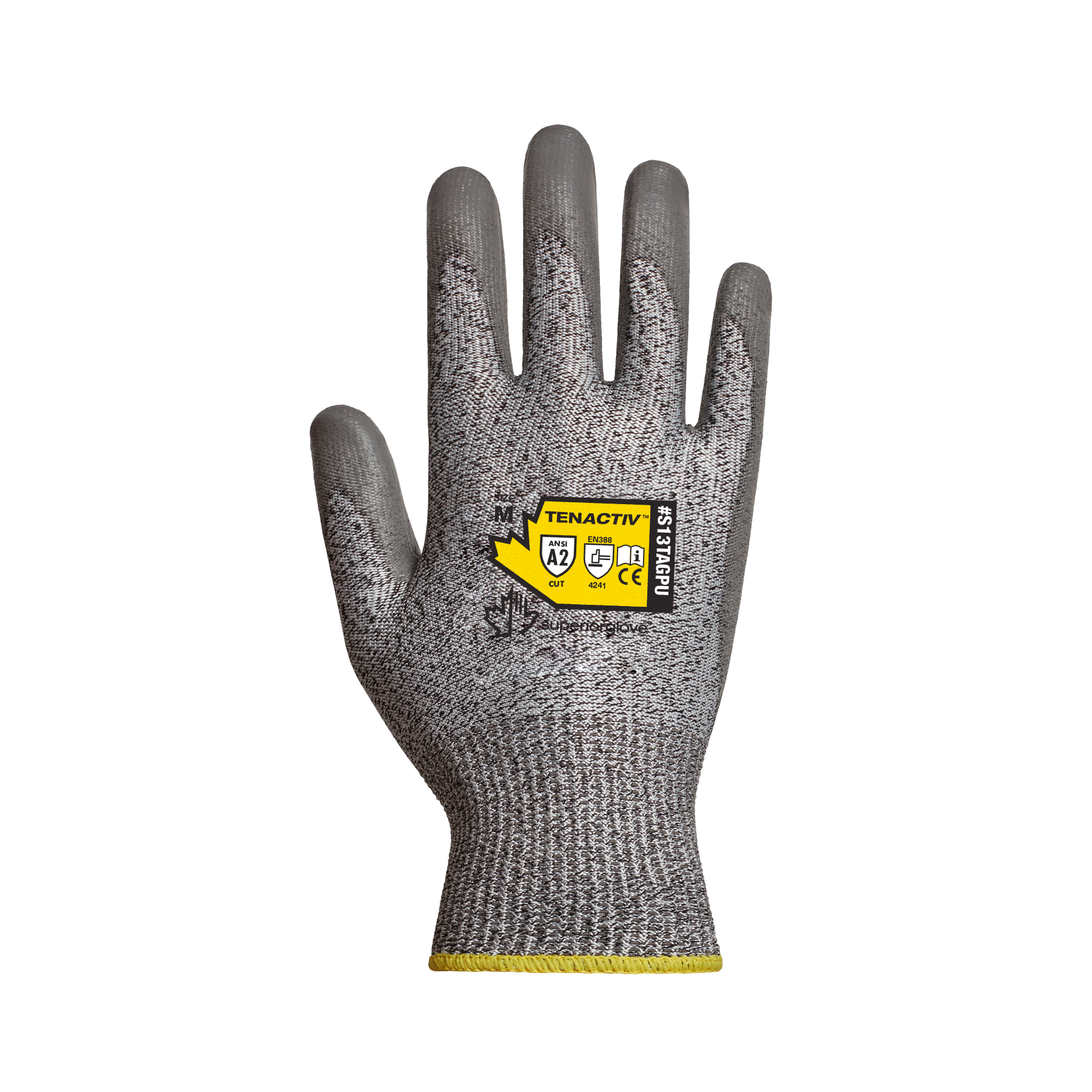 TenActiv™ S13TAGPU-10 Cut Resistant Gloves, SZ 10