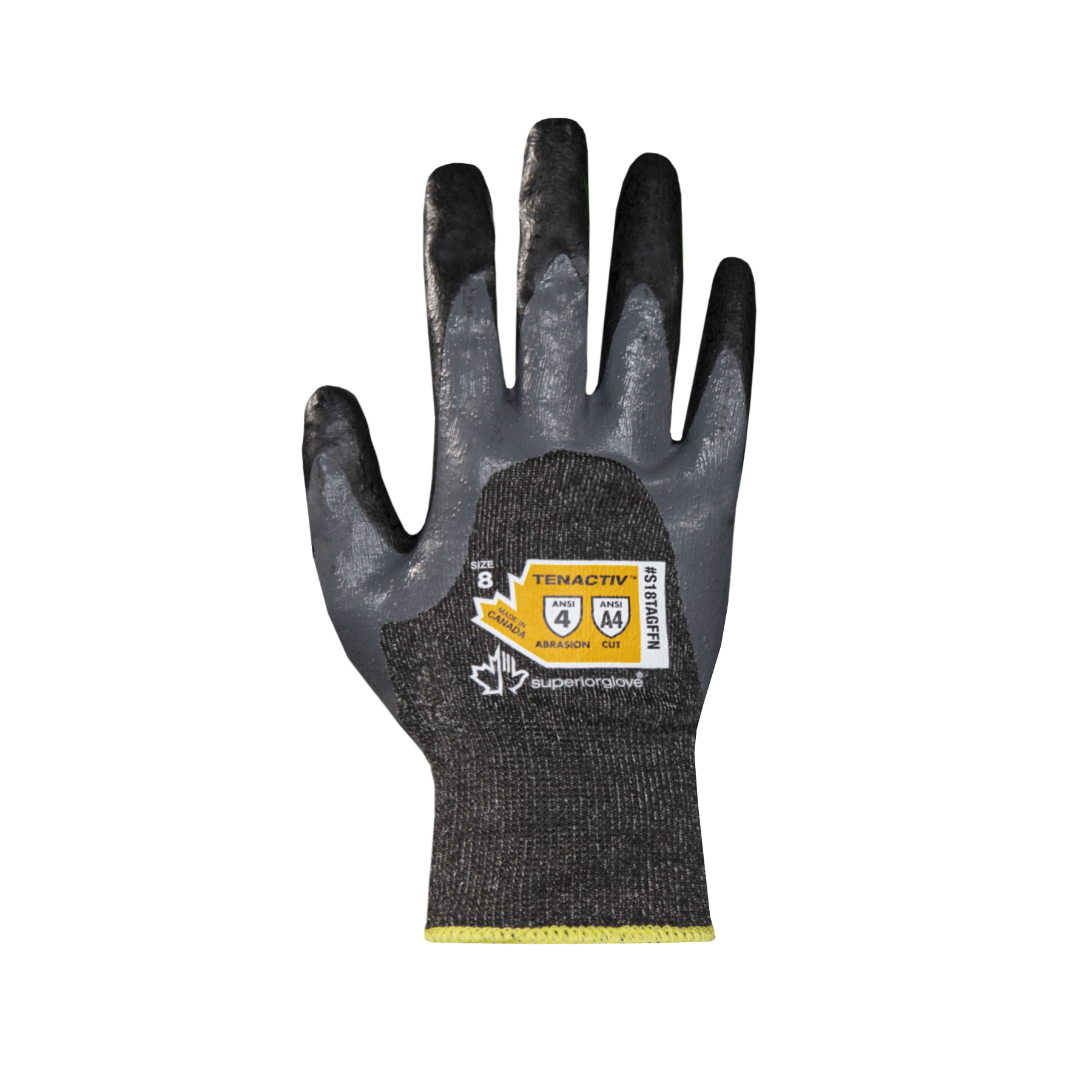GLOVE CUT A4 WITH 3/4 NITRILE VP BLK 10