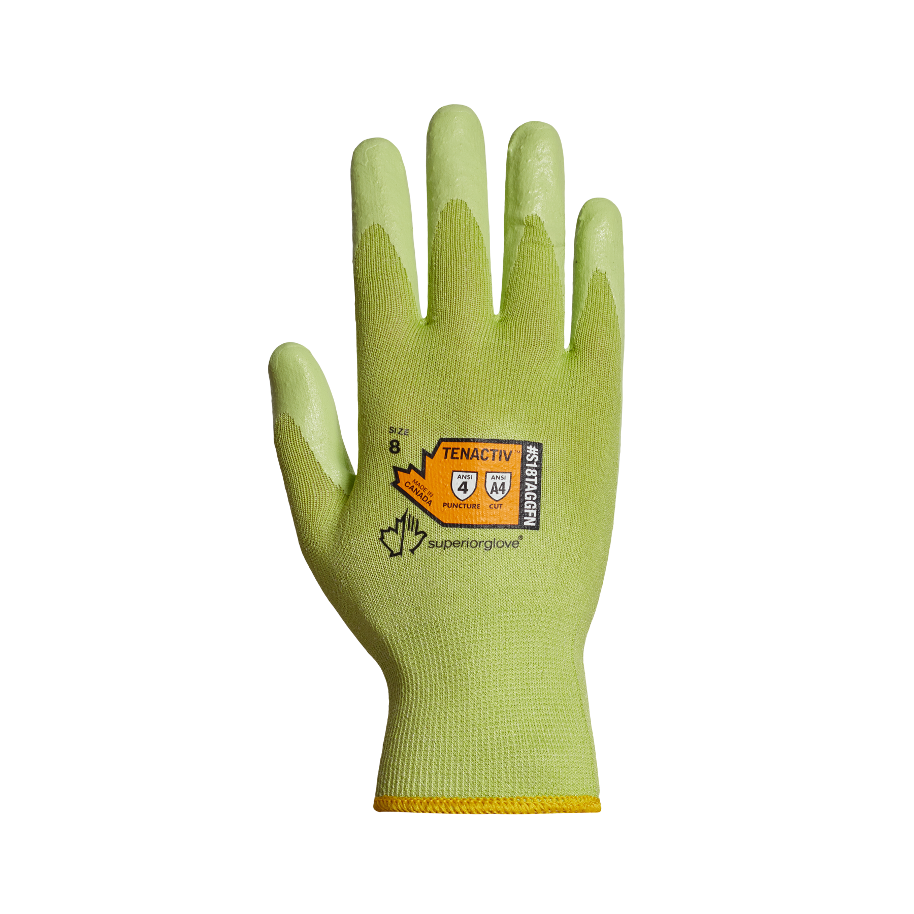 GLOVE GREEN HIVIZ ESD CUT4 VP HVGRN 6