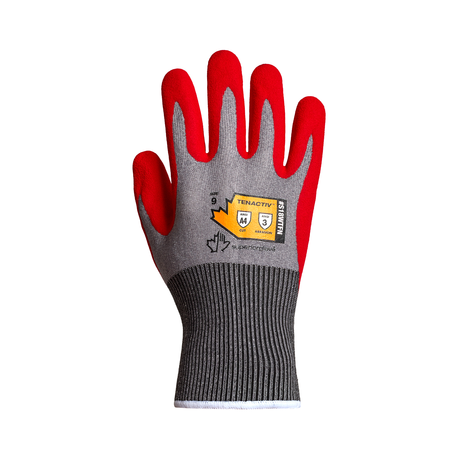 GLOVE TENACTIV FOAM NITRILE 18G SZ 8