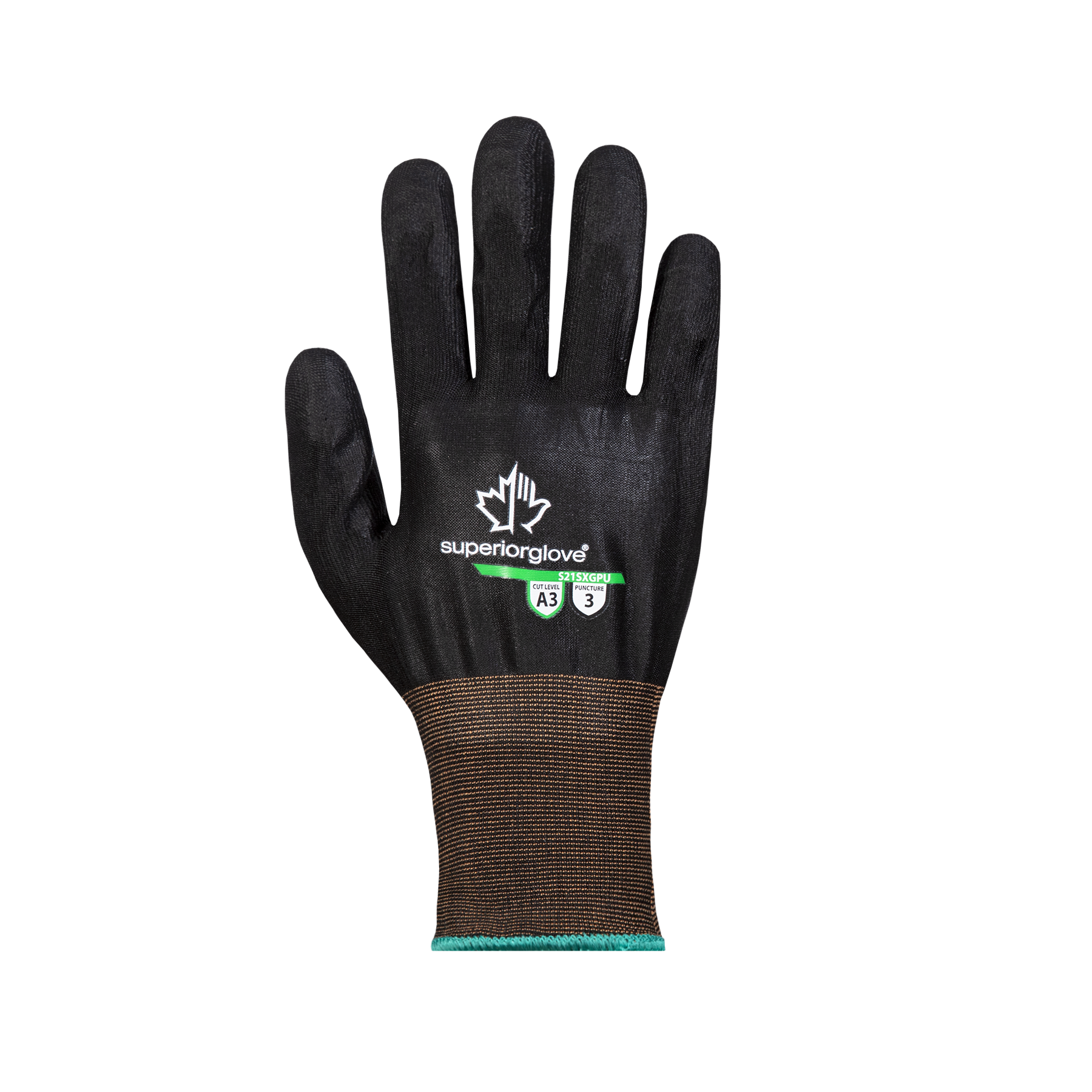 GLOVE ULTRA THIN CUT A3 PU PALMS BLK 10