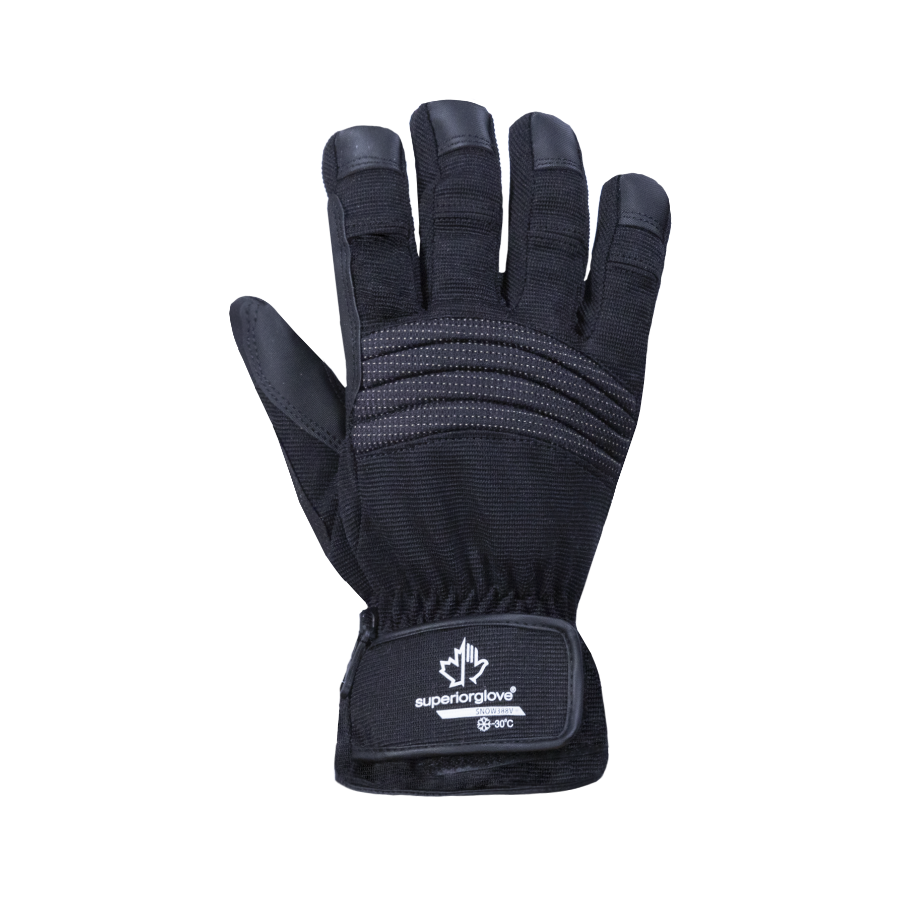 GLOVE COLD RATED PVC PATCHES BLACK L