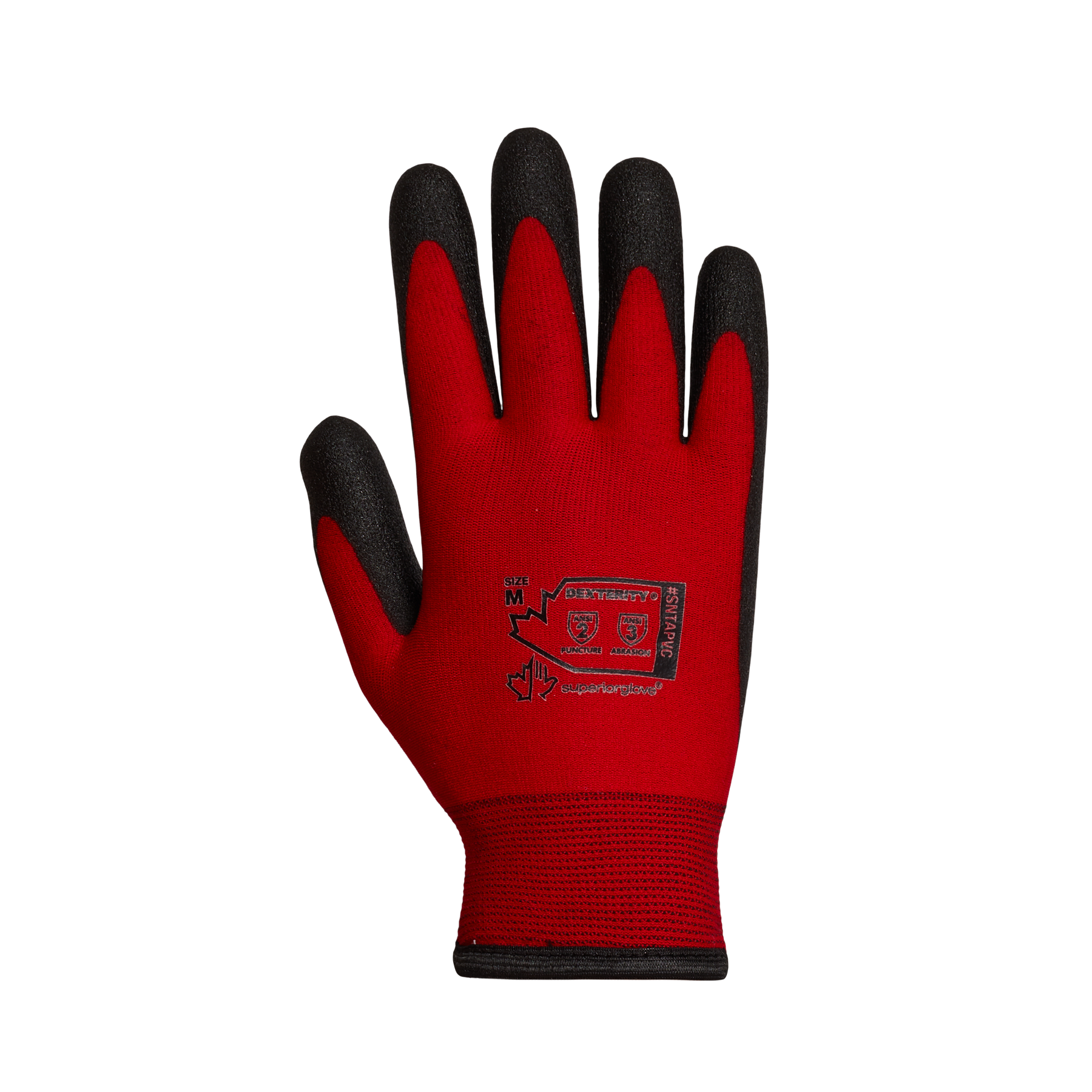 GLOVE COLDCUTA3 PVC PALM VP SW RED 2XL