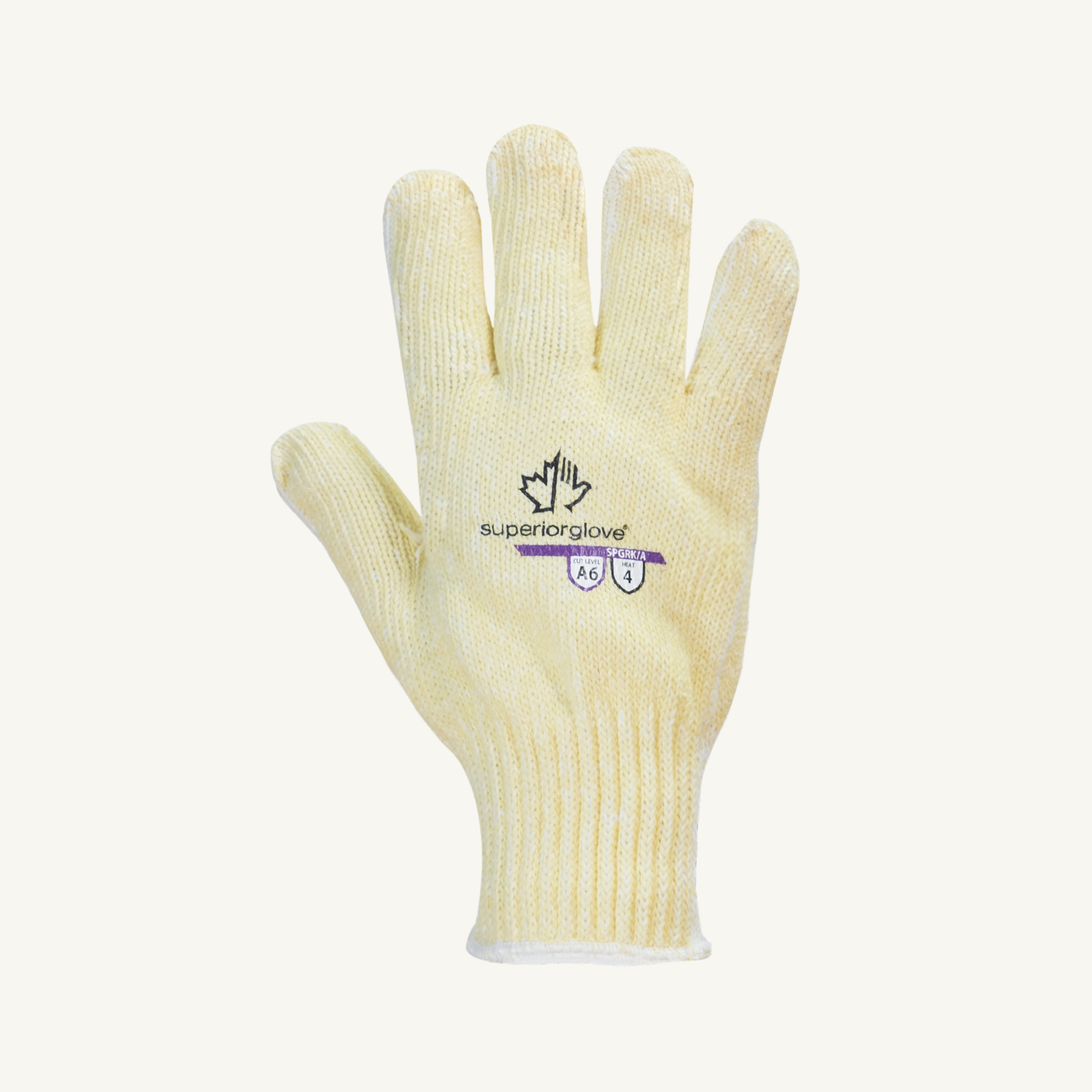 GLOVE CUTA6 HEAT 4 KNIT LINER VP YLW S