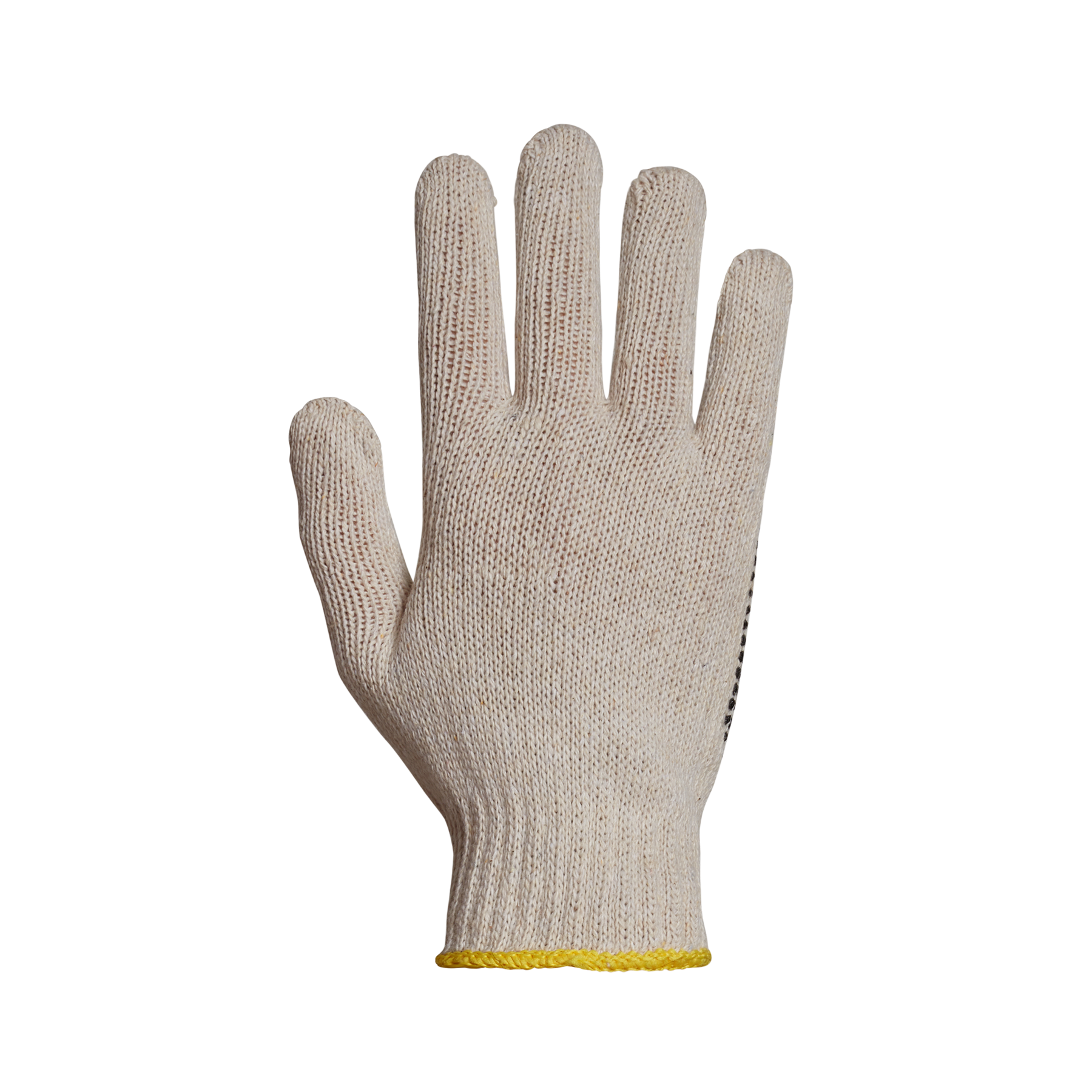 GLOVE KNIT PVC DOTS BIO MTRL VP WHT XS