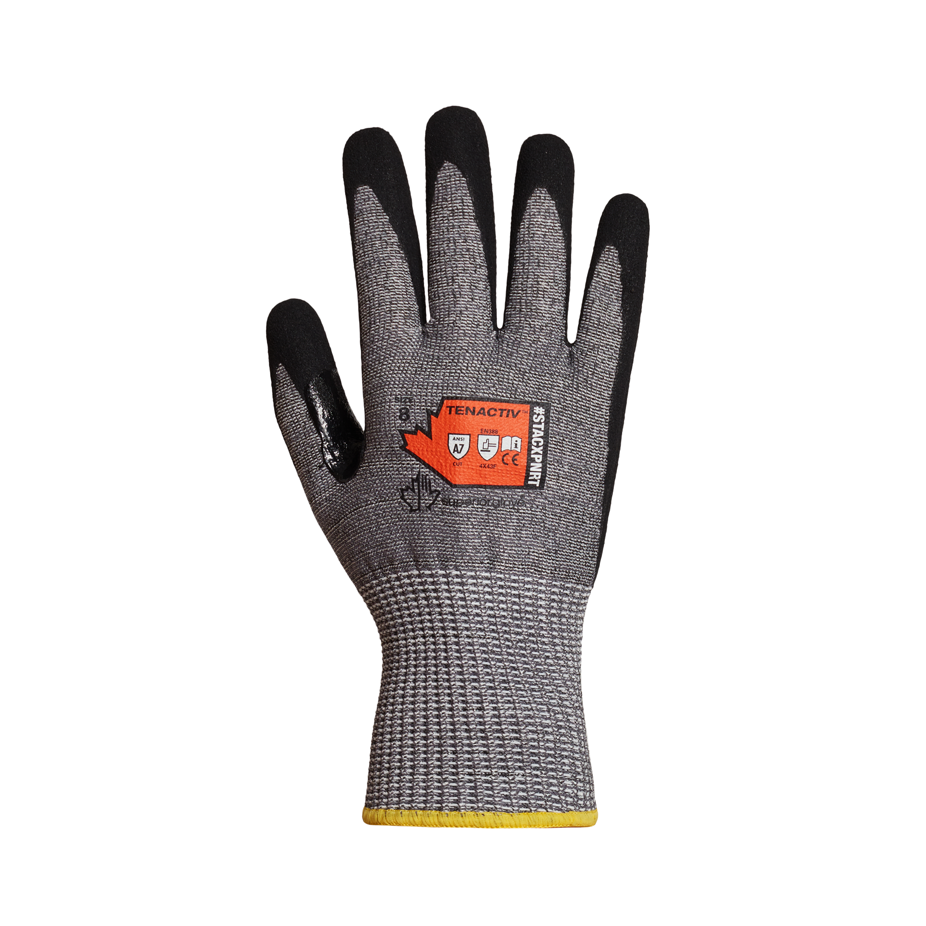GLOVE CUTA7 MICRO NITRLE PLM VP SW GRY 8