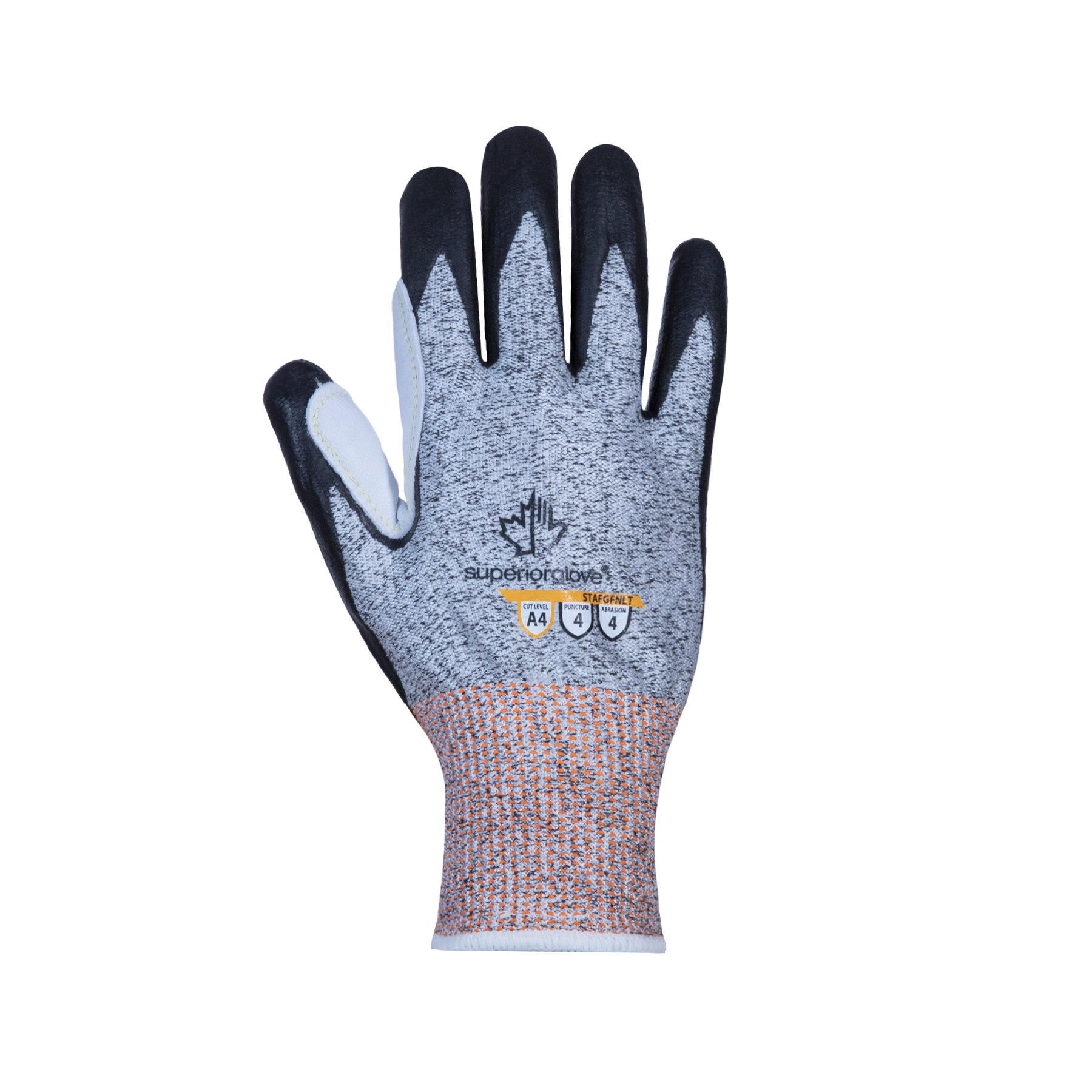 GLOVE CUT A4 KNIT FOAM NITRILE GRAY 10