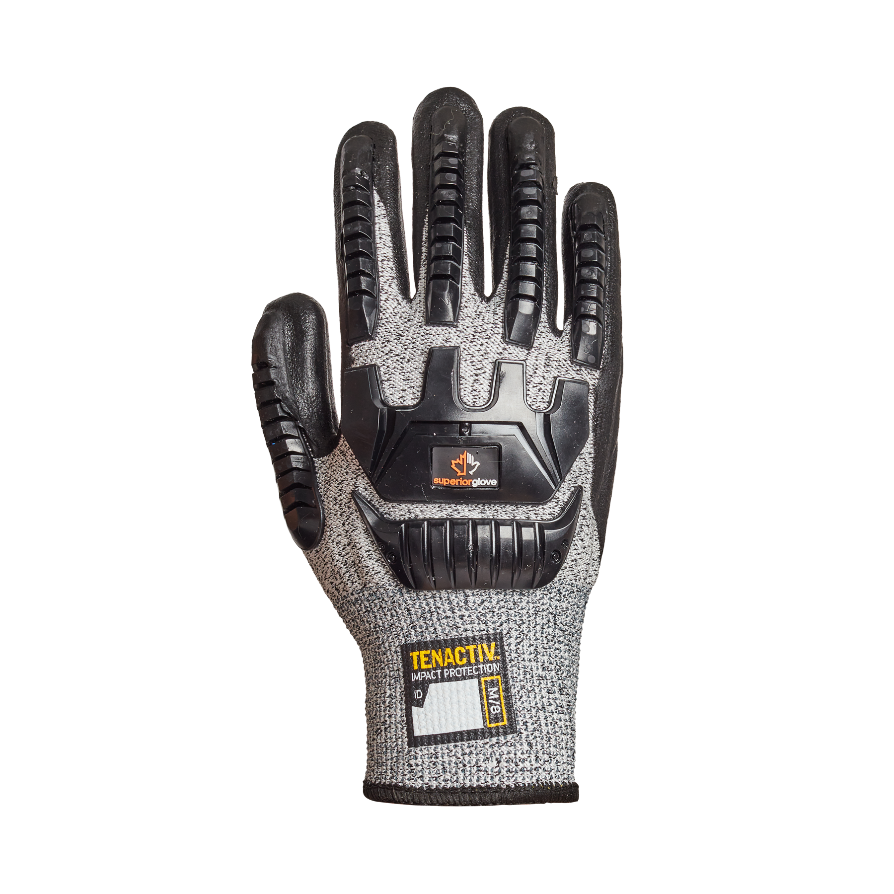 GLOVE A-IMP SZ8 FOAM NITRILE BK