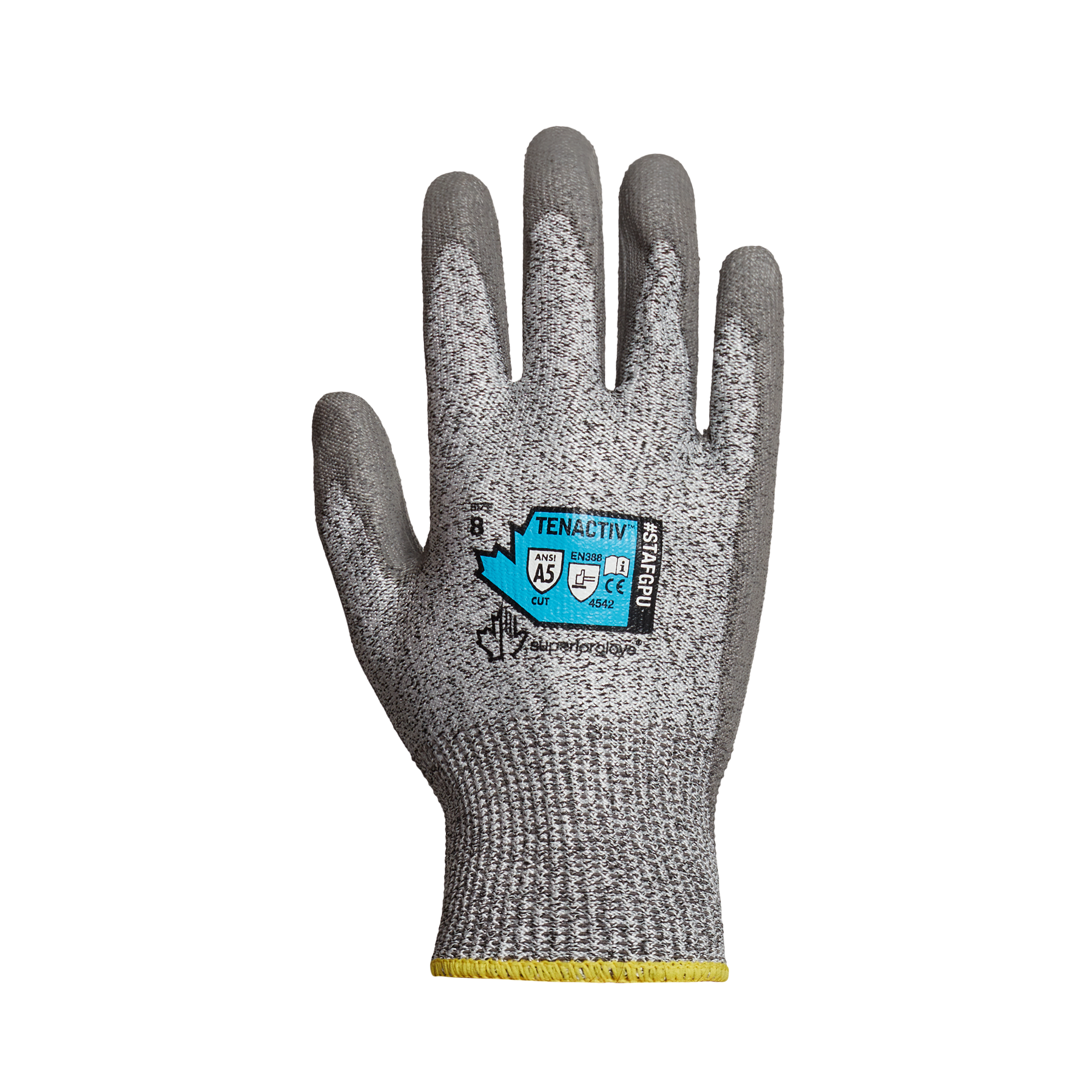 GLOVE CUT A5 KNIT WITH PU PALMS VPRL 12