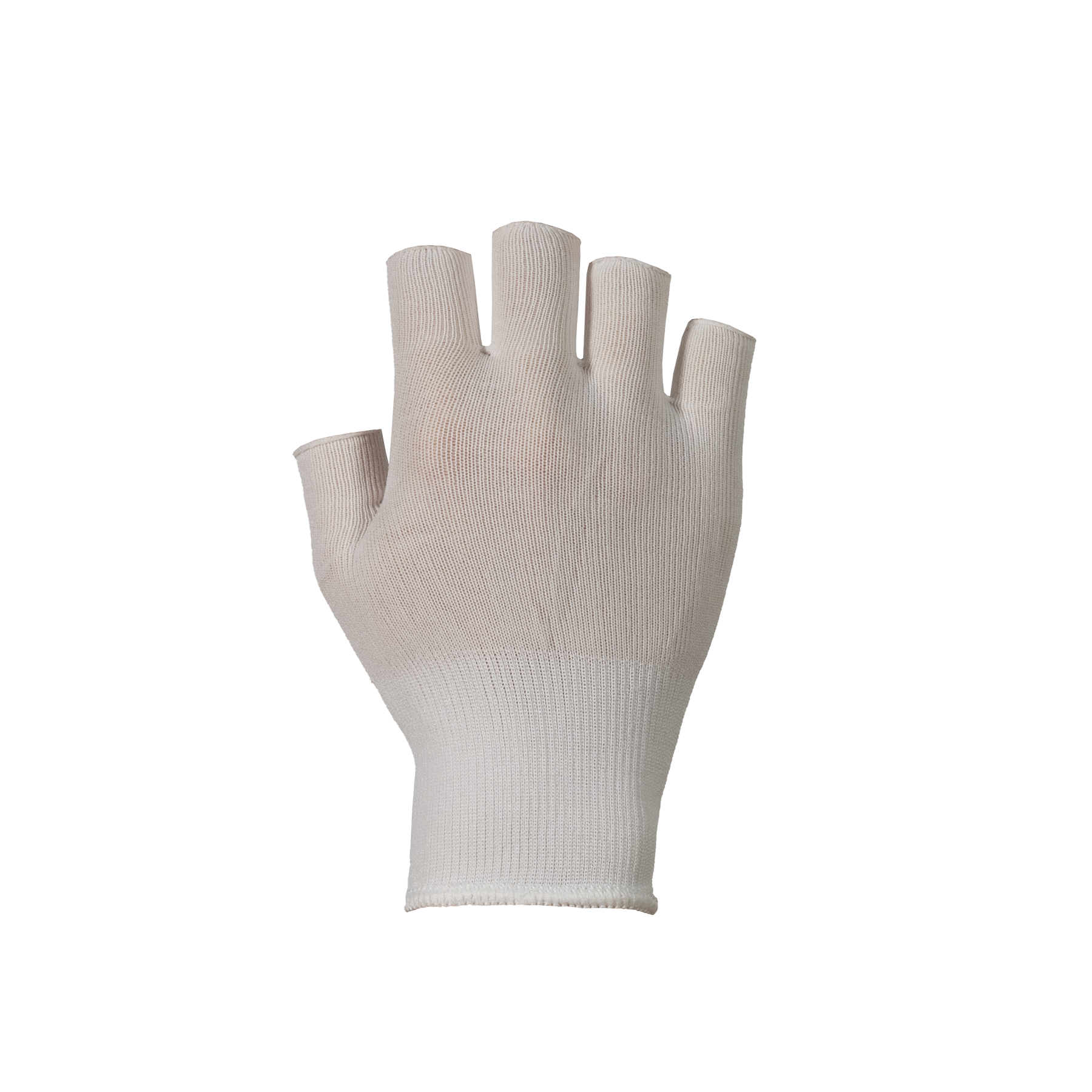 GLOVE OPEN FINGER INSPECTION WHITE ONE