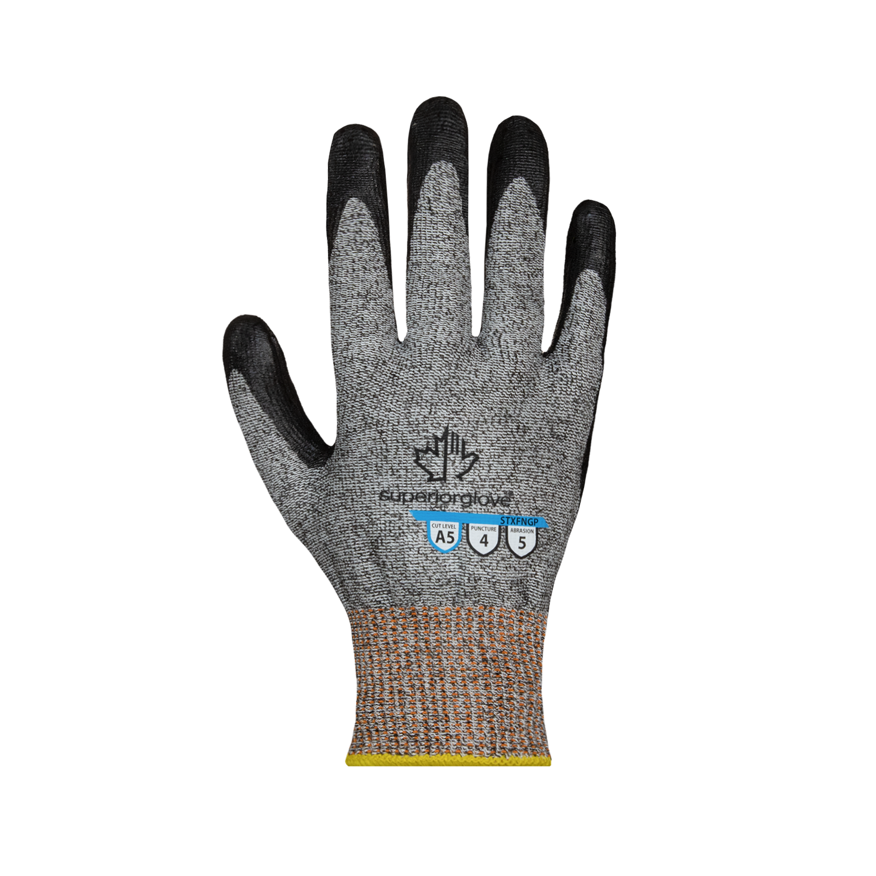 GLOVE CUT A5 FOAM NITRILE GRIP GRAY 9