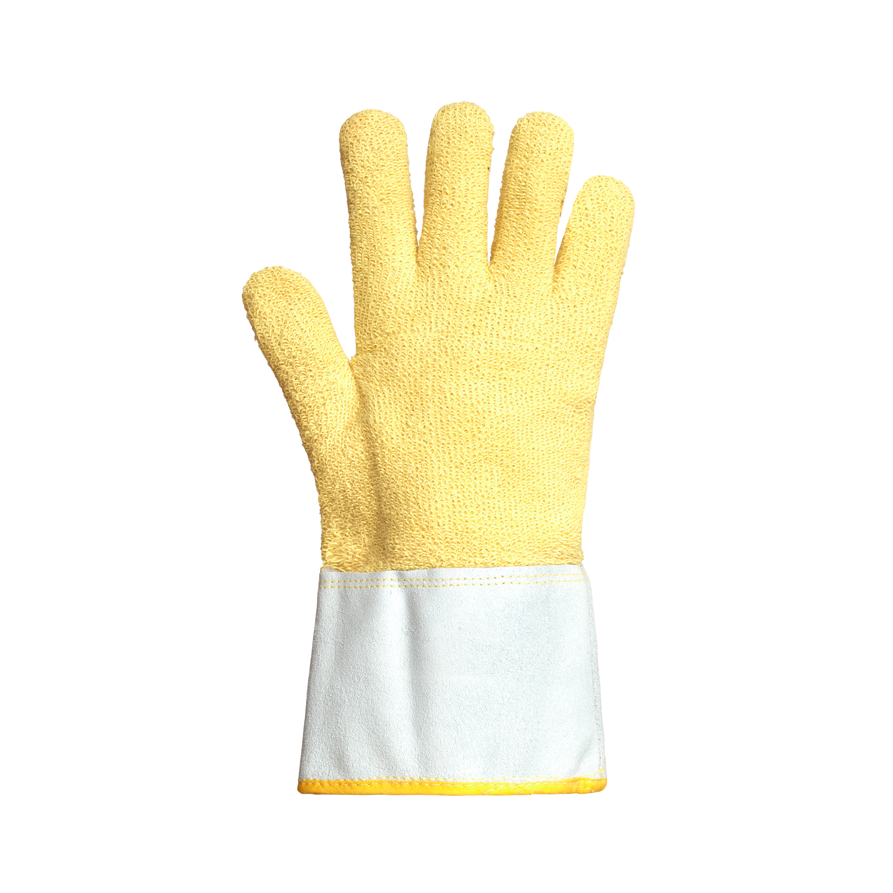 GLOVE MAX HEAT5 LEATHER CUFFS VP YLW L